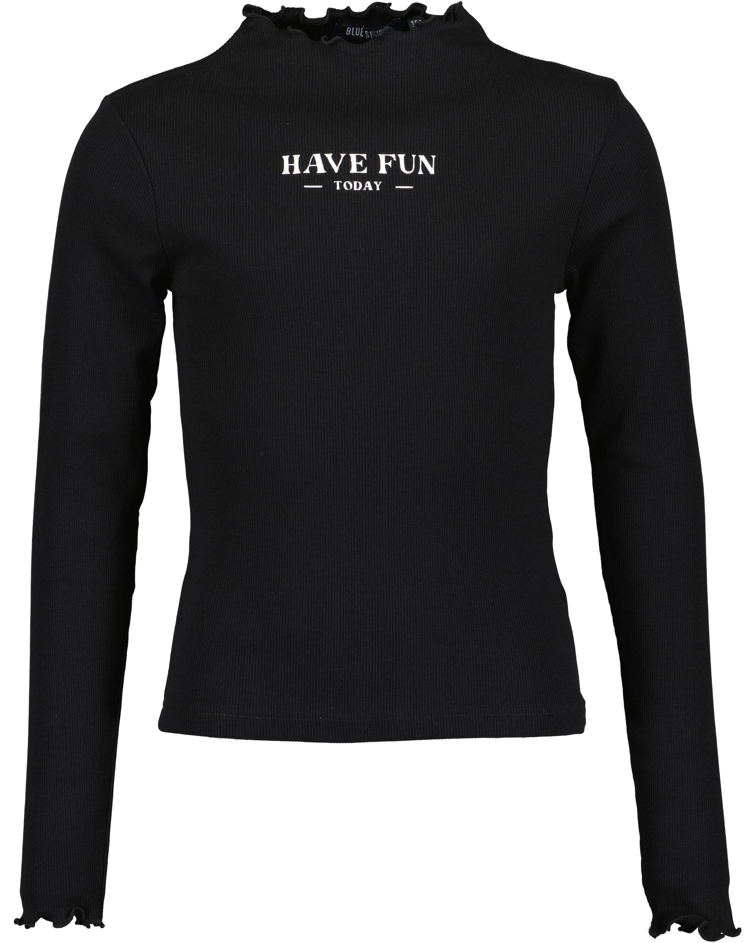 Blue Seven Langarmshirt »Blue Seven Teenager Mädchen Rippshirt mit Stehkragen MARKETPLACE«, (2 tlg.)
