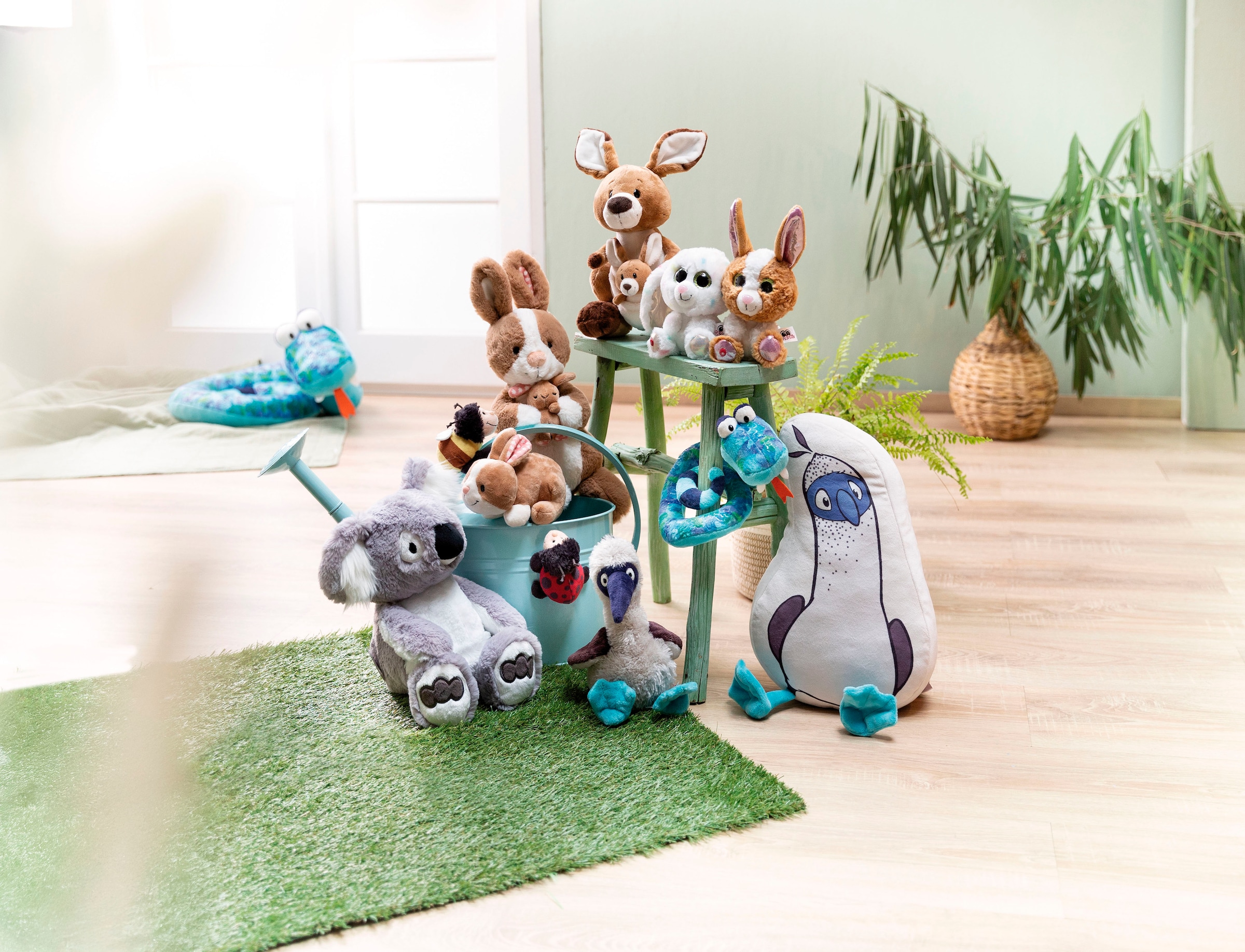 Nici Kuscheltier »Wild Friends GREEN, Blaufußtölpel Sula 25 cm schlenkernd«