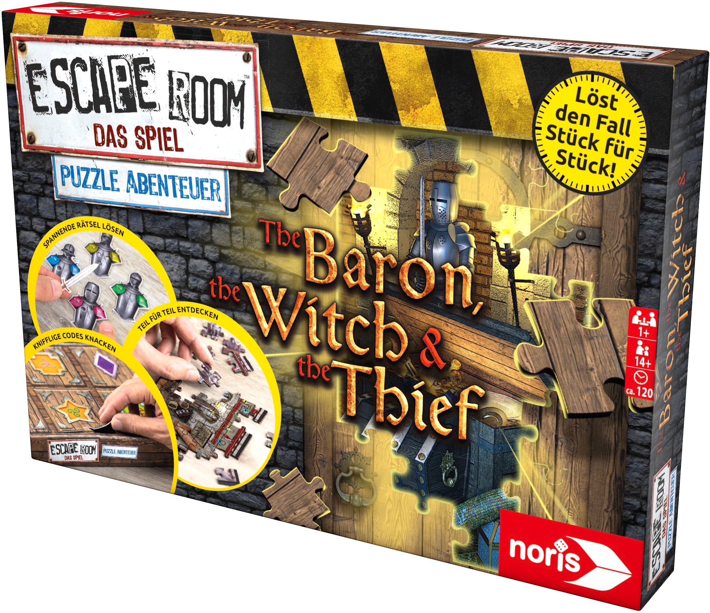 Noris Spiel »Escape Room Das Spiel, Puzzle Abenteuer - The Baron, The Witch & The Thief«