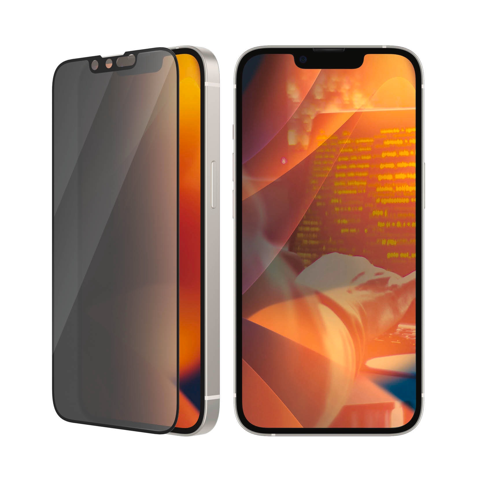 PanzerGlass Displayschutzglas »iPhone 14/13/13 Pro Ultrawide Privacy AB«