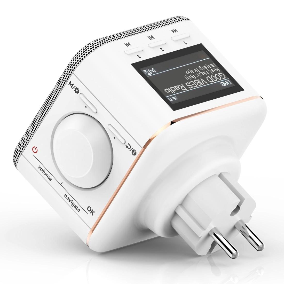 Hama Digitalradio (DAB+) »Steckdosenradio, DAB Radio f. Steckdose, Bluetooth/FM DR40BT-PlugIn«