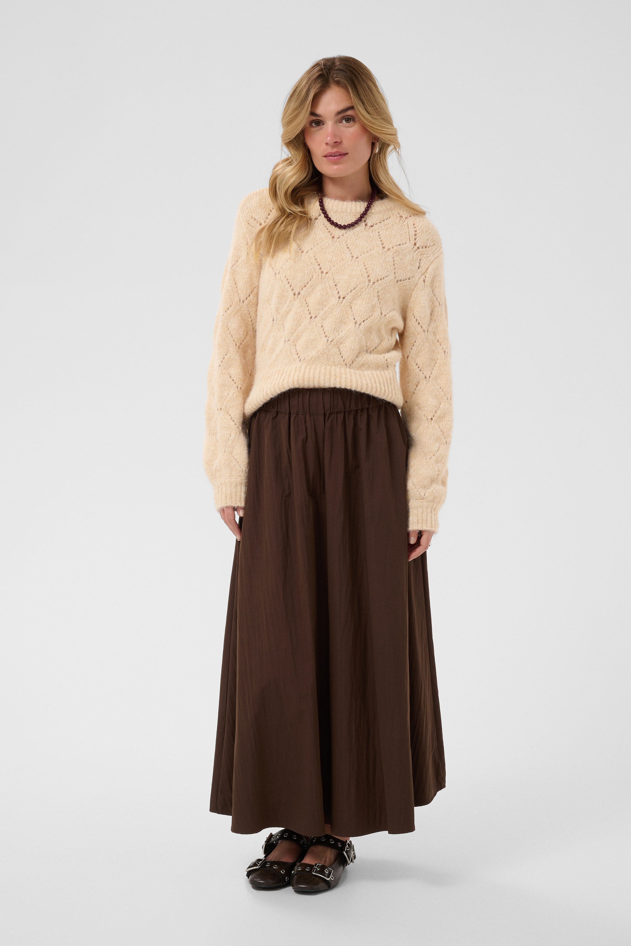 Saint Tropez Strickpullover »TabbathaSZ Pullover« Materialmix, Regular fit