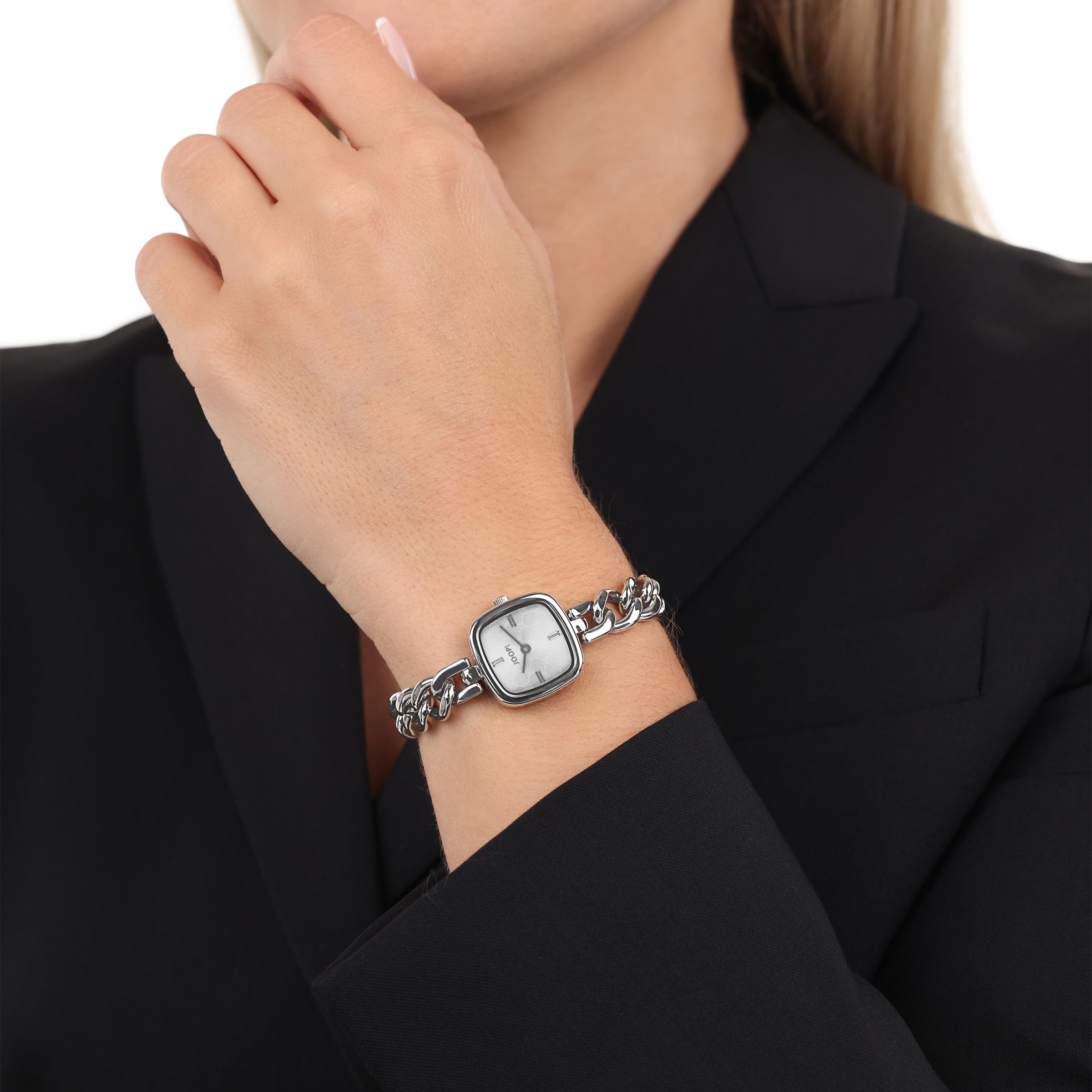 JOOP! Quarzuhr, Armbanduhr, Damenuhr, Edelstahlarmband