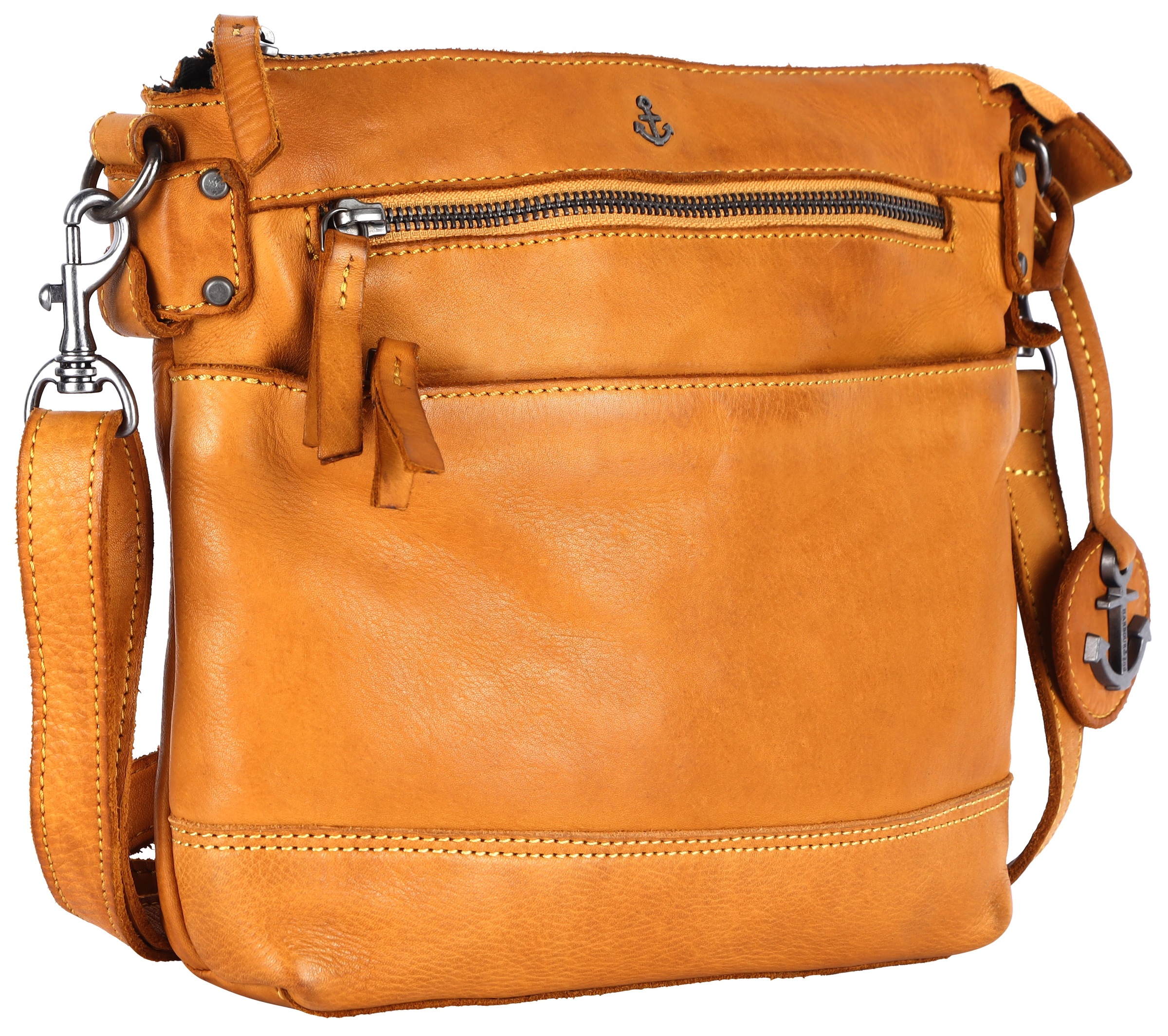 HARBOUR 2nd Handtasche »Isalie2«, Umhängetasche Tasche Damen mit Anker Anhänger