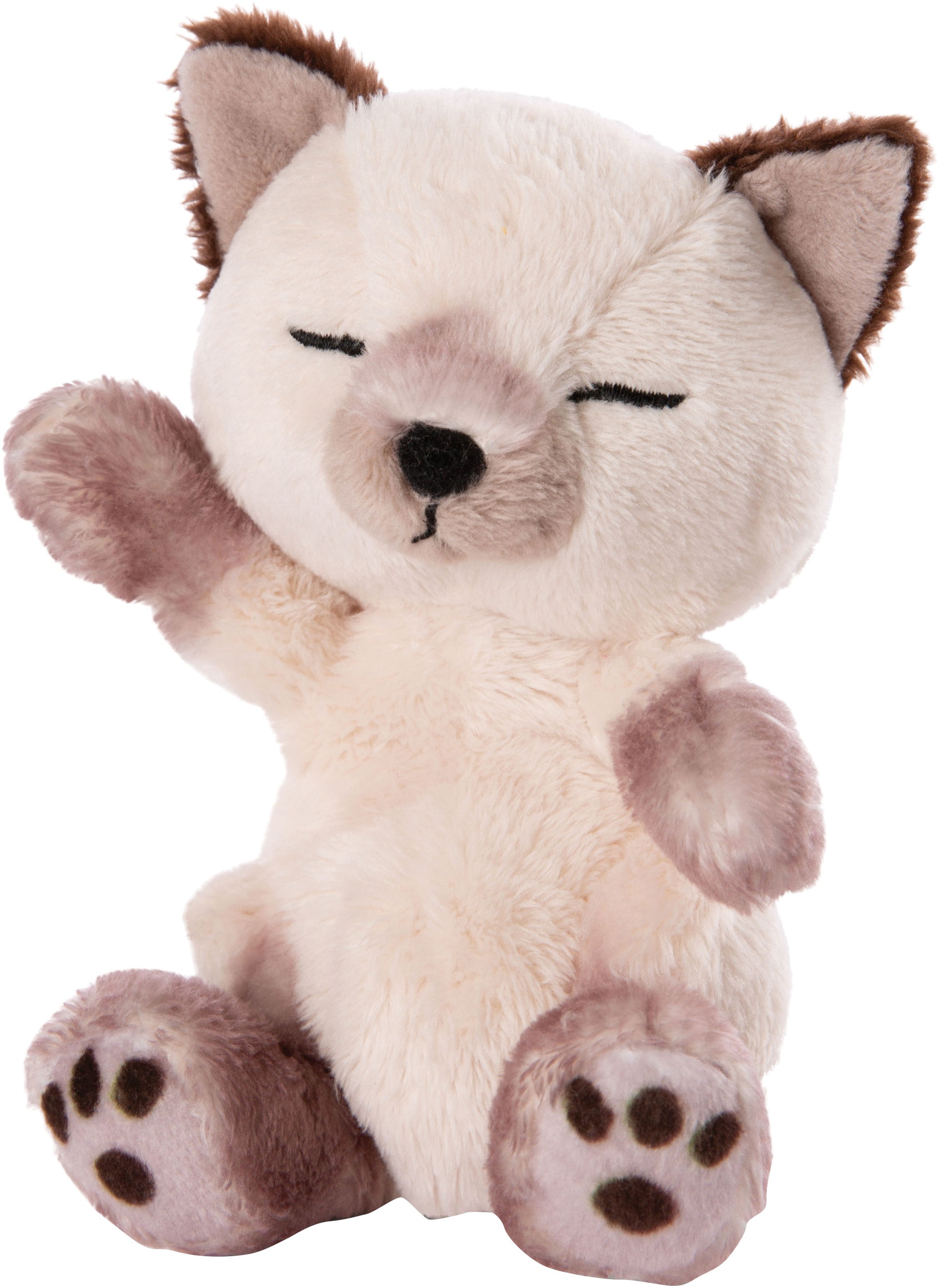 Nici Kuscheltier »Sleeping Pets, Katze Siam, 12 cm« im Körbchen