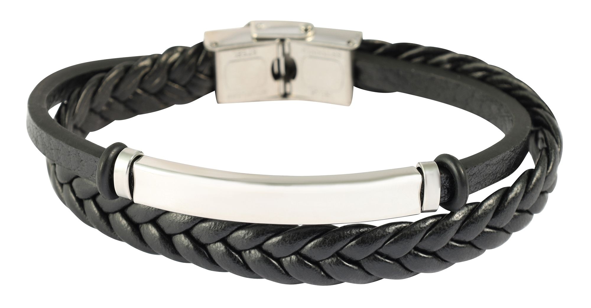 Adelia´s Lederarmband »Herren Armband ¿ Lederarmband aus Leder 17 cm«