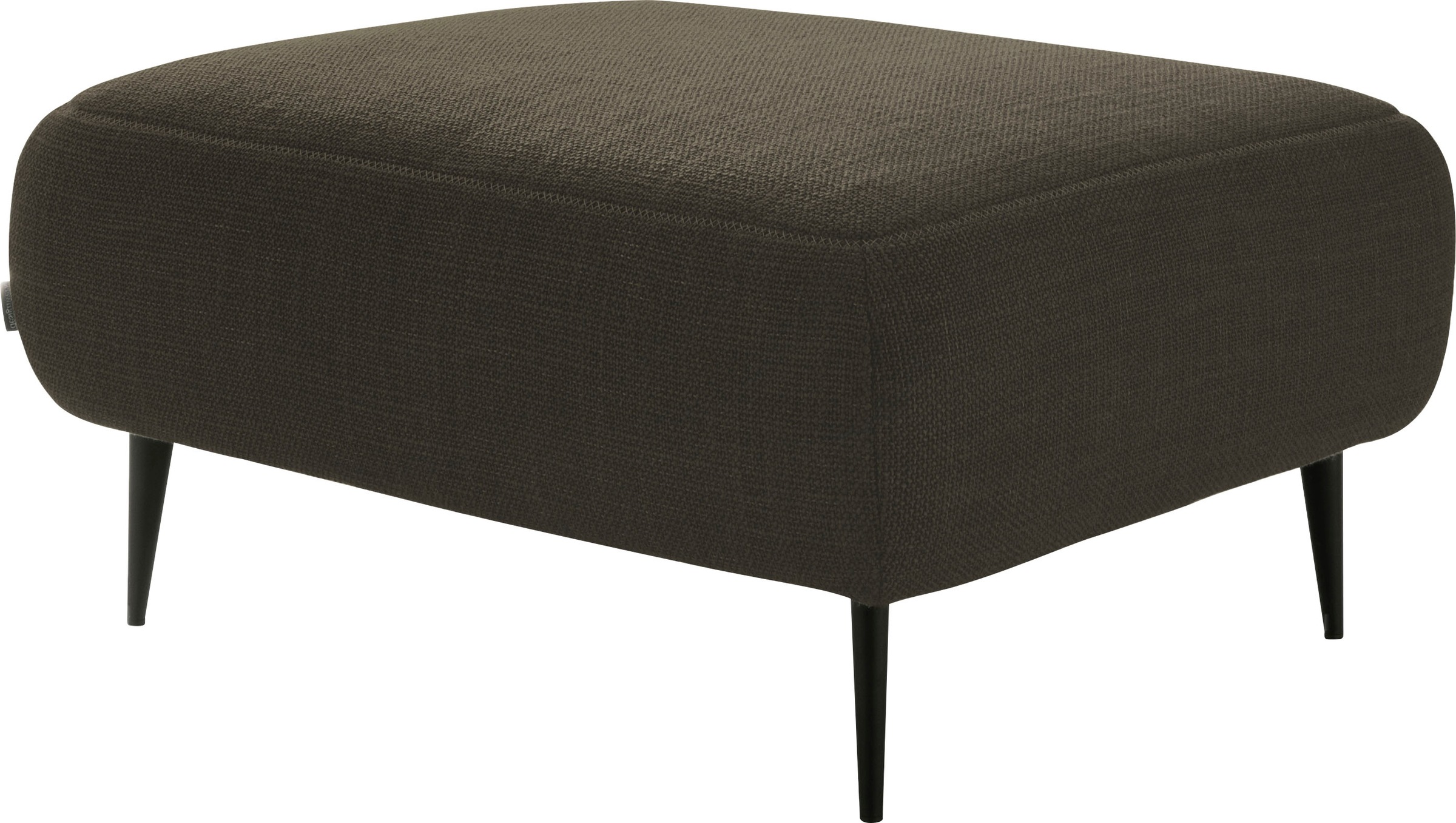 designwerk Hocker »Forma, zeitloser Desighocker mit aktuellem Fuß«, in hochwertiger Verarbeitung & tollem Sitzkomfort