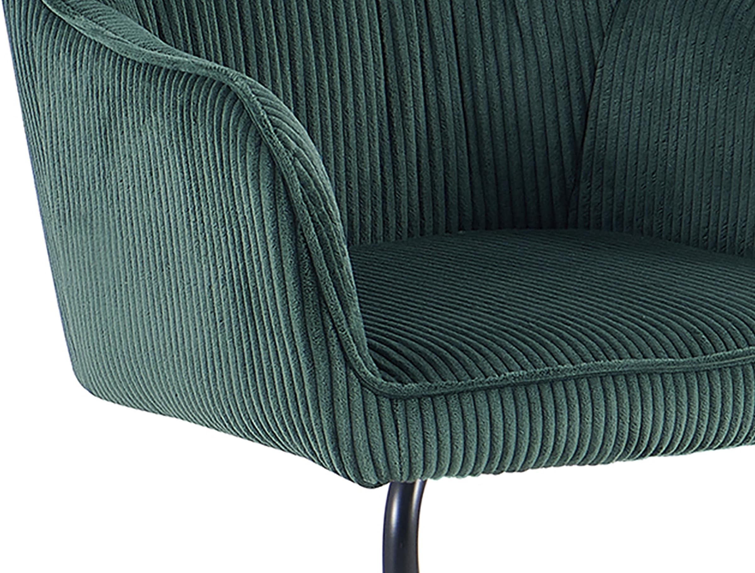 byLIVING Freischwinger »ELBA« (Set) 2 Stk.Grob-Cord, 110 kg, 180° drehbar Rückholfunktion, Schwingstuhlgestell