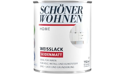 SCHÖNER WOHNEN FARBE Weißlack »Home Weißlack«