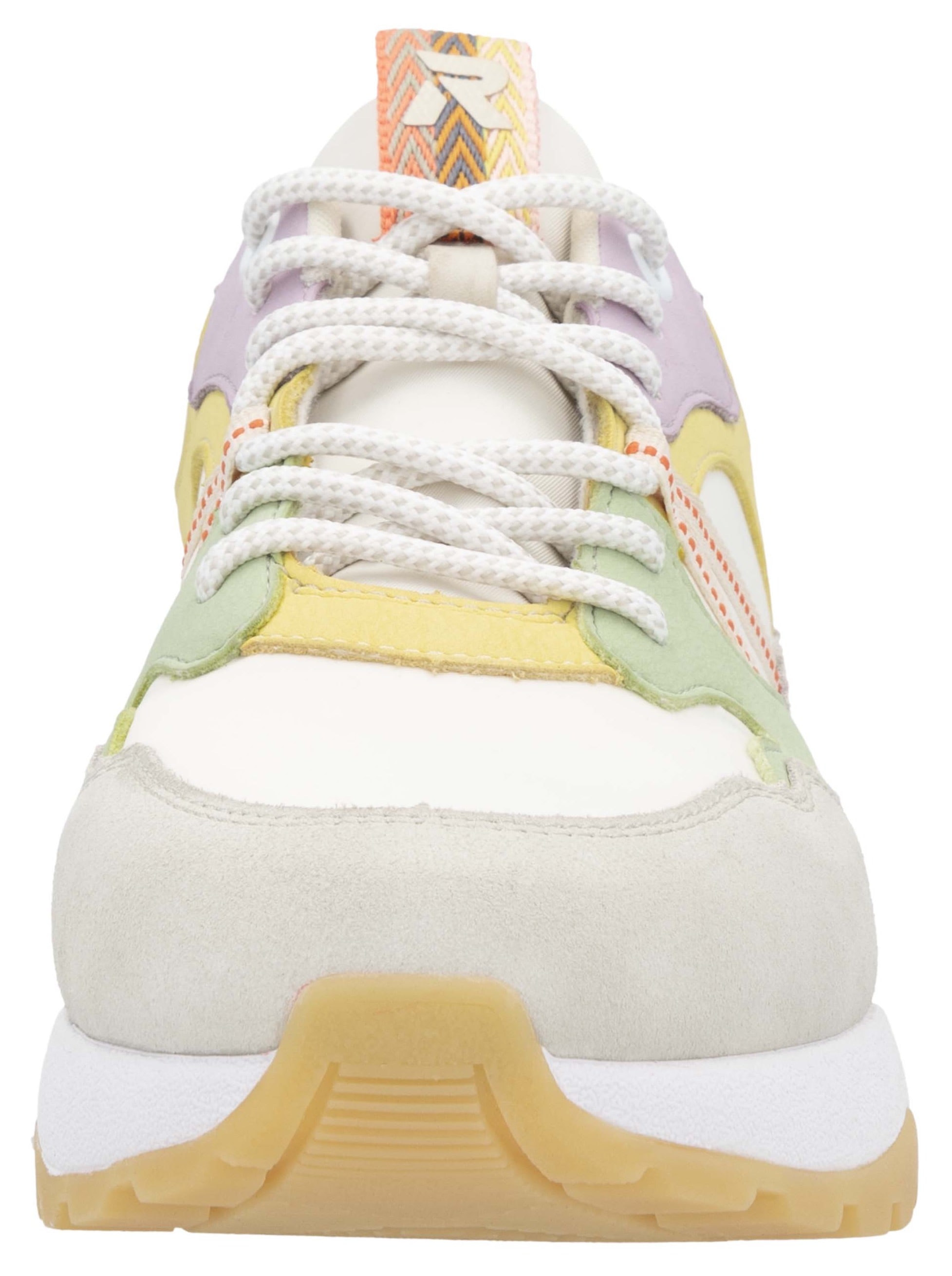 RIEKER Sport Keilsneaker »Bel Air«, Freizeitschuh, Halbschuh, Schnürschuh mit herausnehmbarem Fußbett
