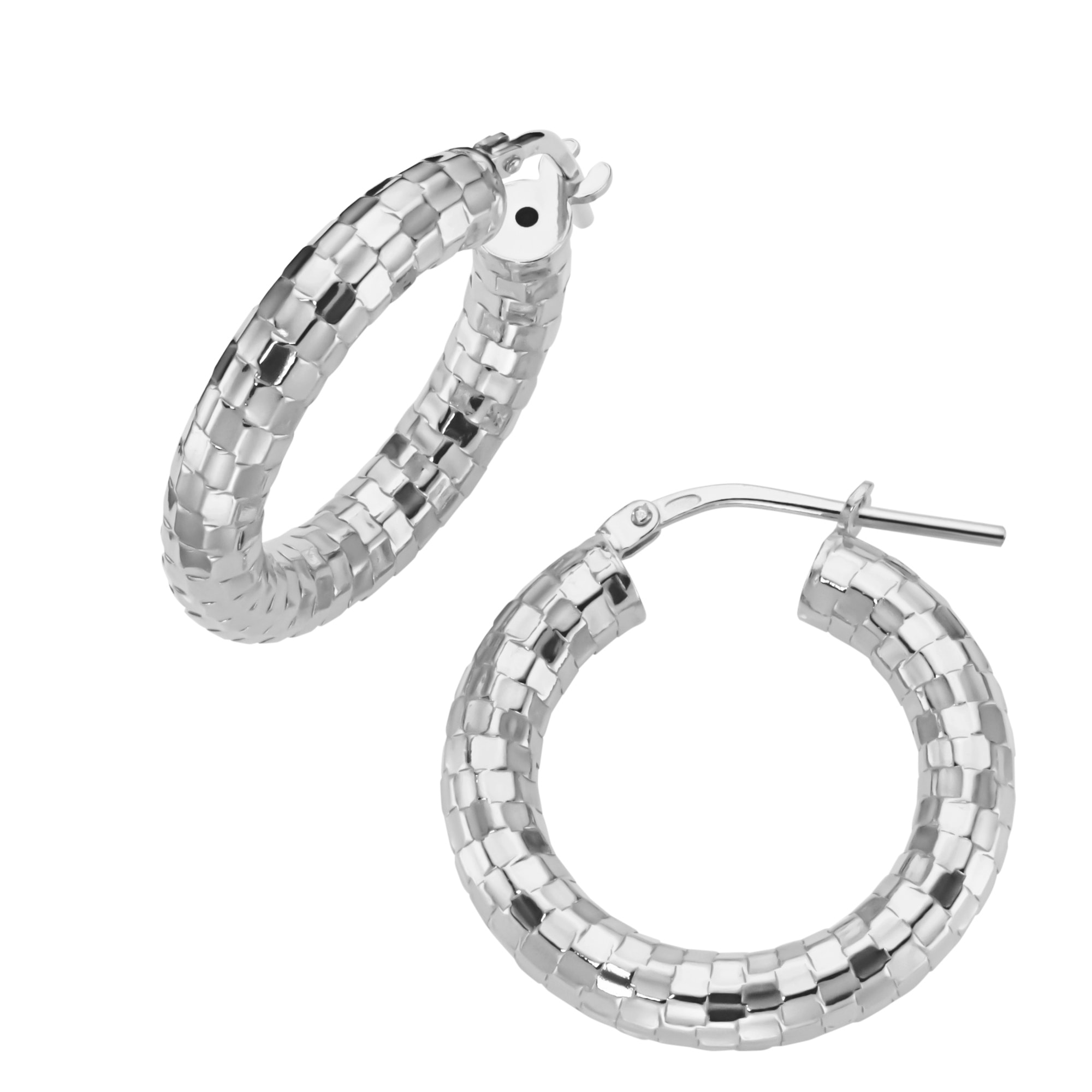 Firetti Paar Creolen »Schmuck Geschenk Silber 925 Ohrschmuck Ohrringe diamantiert«