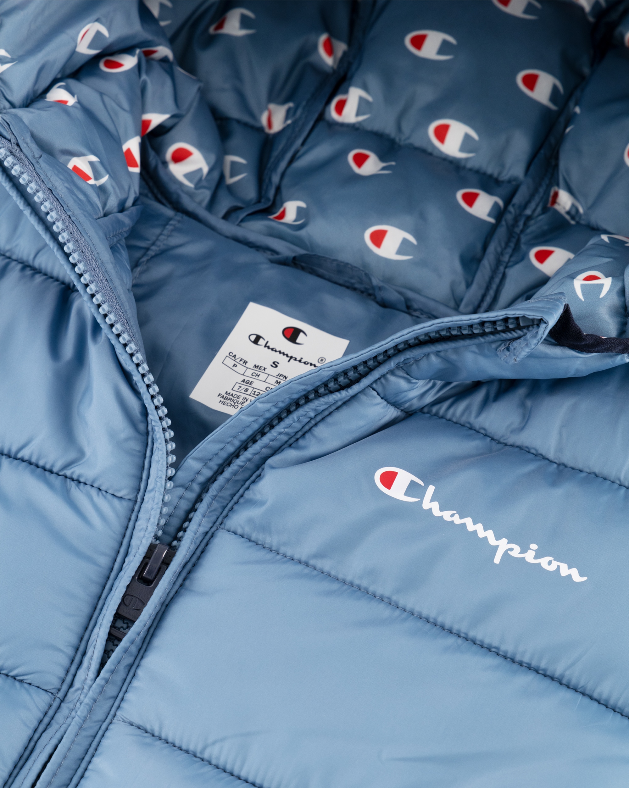 Champion Steppjacke mit Kapuze für Kinder