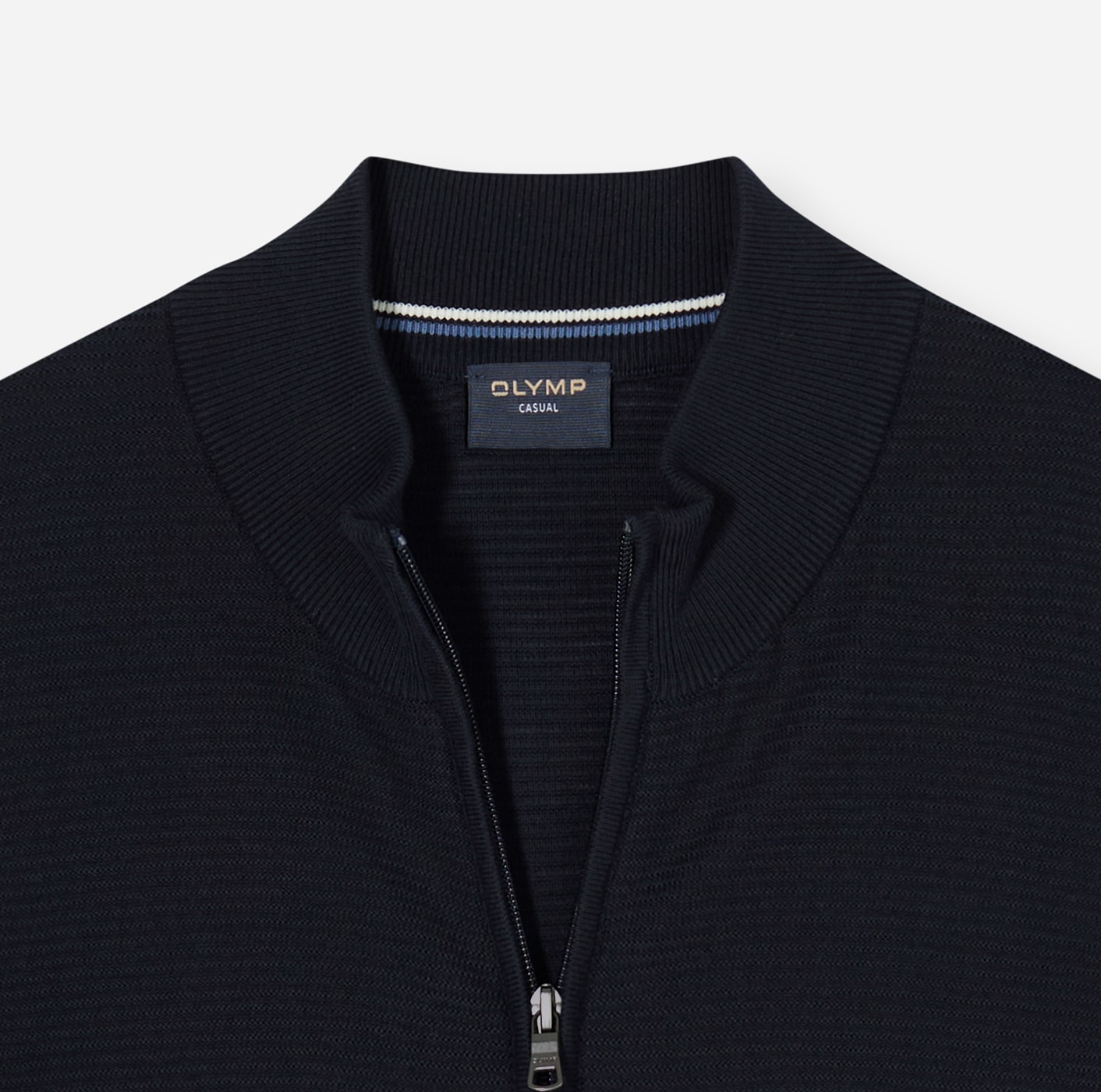 OLYMP Strickjacke Stehkragen, regular fit