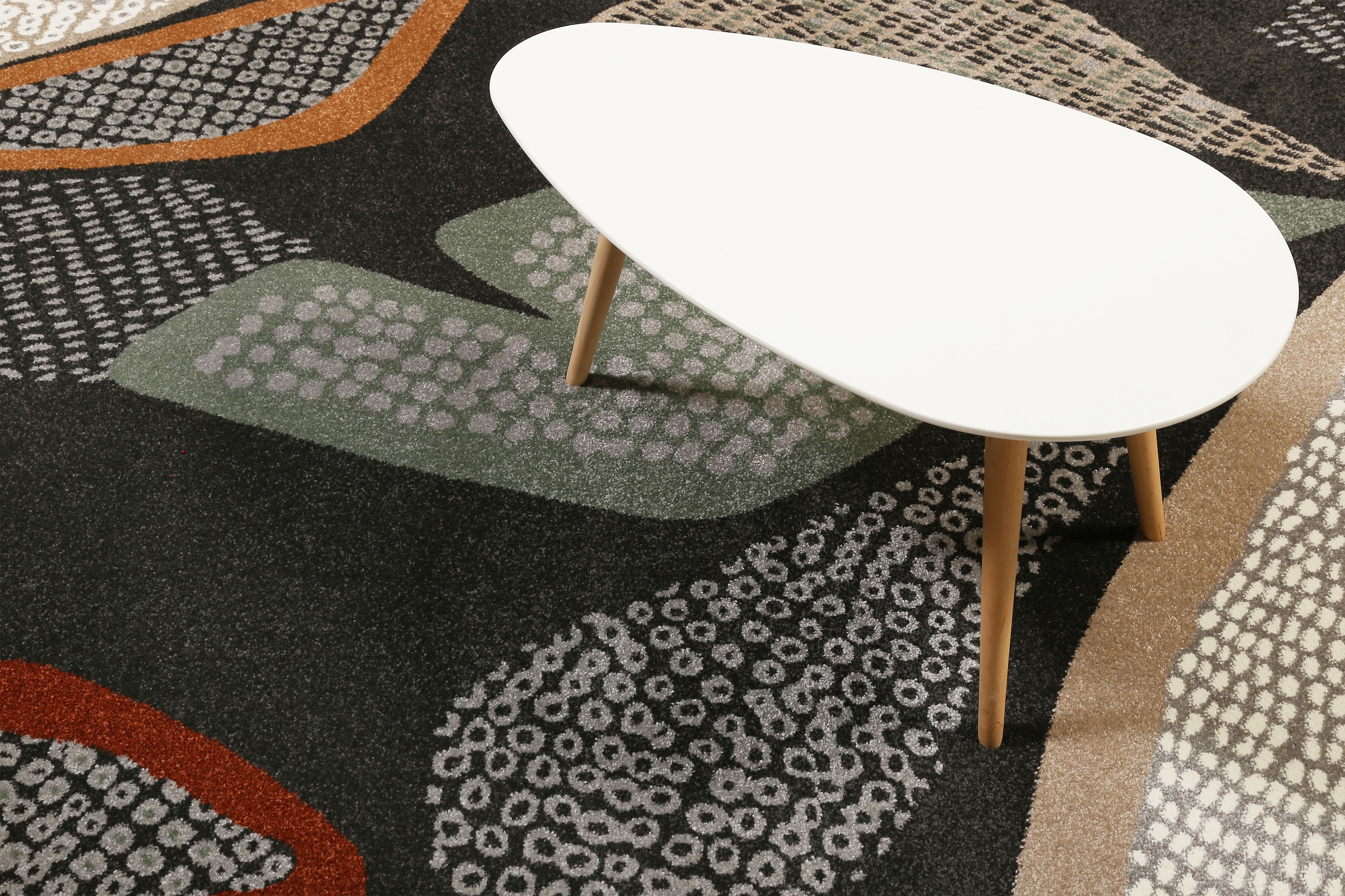 Esprit Teppich »Hazel«, rechteckig, schön weicher Kurzflor in modernem Design, bunt, Wohnzimmer