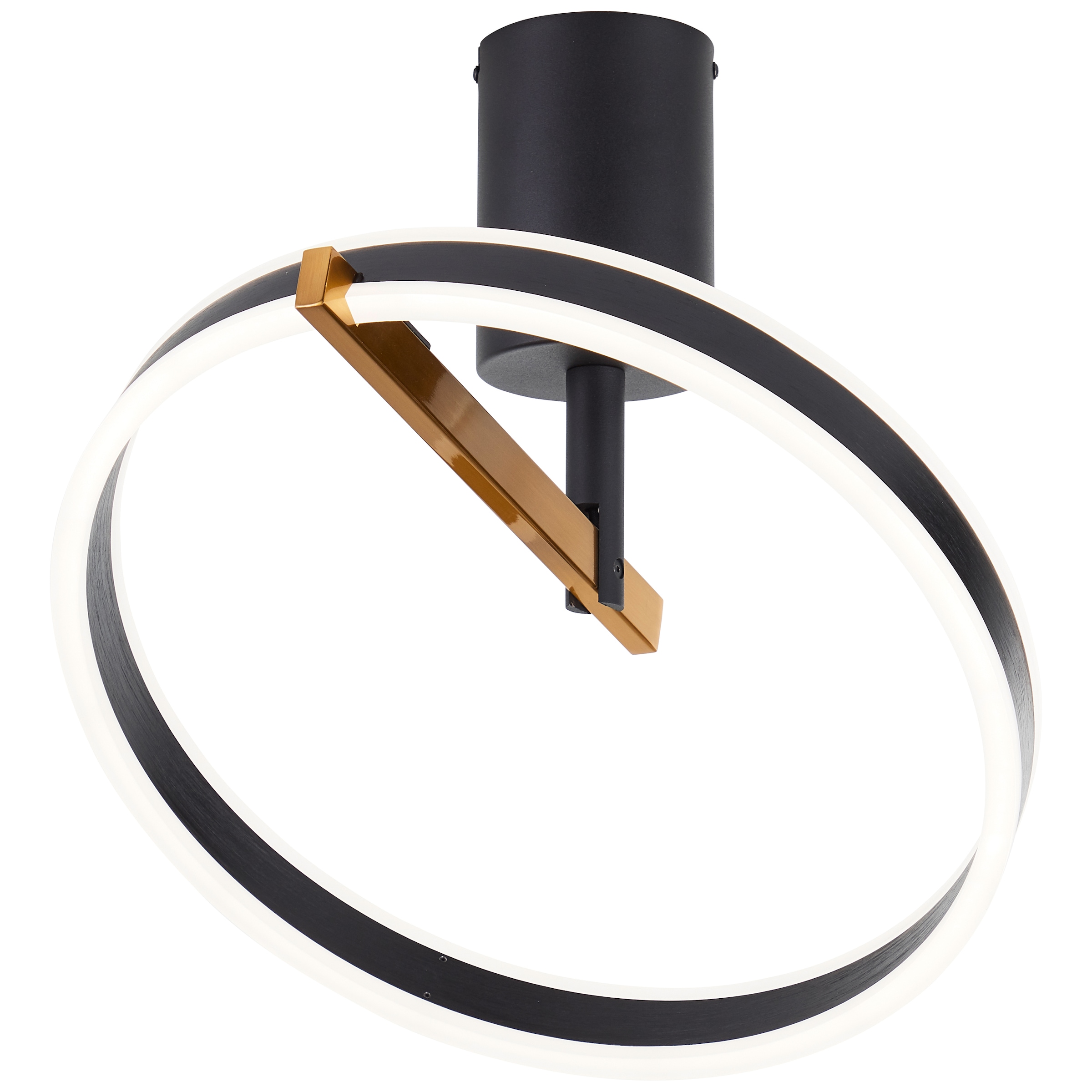 Brilliant LED Deckenleuchte »Merida«, 36 x 42 x 40 cm, 3100 lm, 3000-6500 K, dimmbar, Aluminium, schwarz
