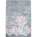Home affaire Hochflor-Teppich »Susan«, rechteckig, 27 mm Höhe, angenehme Haptik, florales Muster, Blumen, fußbodenheizungsgeeignet