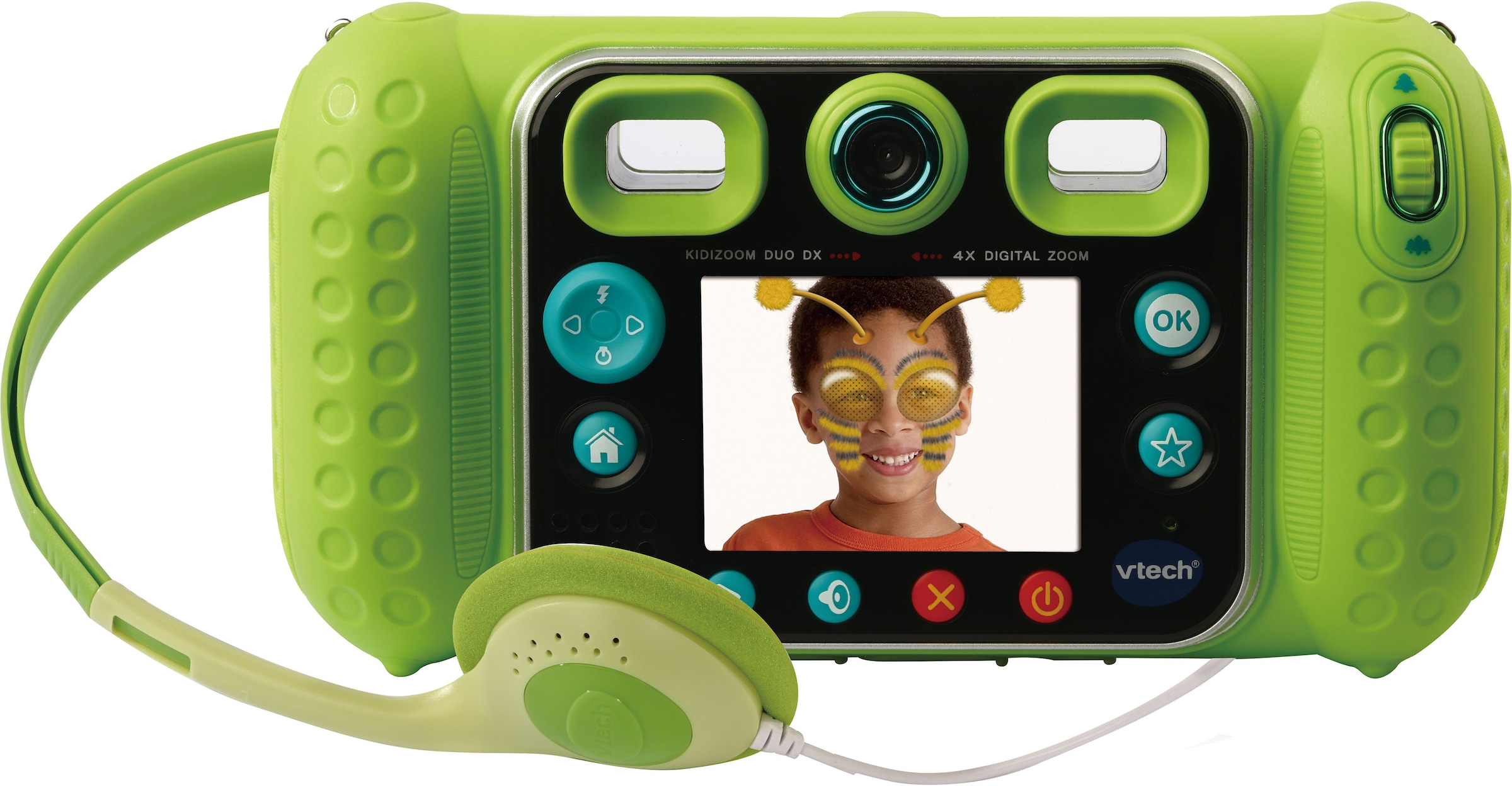 Vtech® Kinderkamera »Kidizoom Duo grün«, Kopfhörer DX, Shop MP, OTTO jetzt Online im 5 inklusive