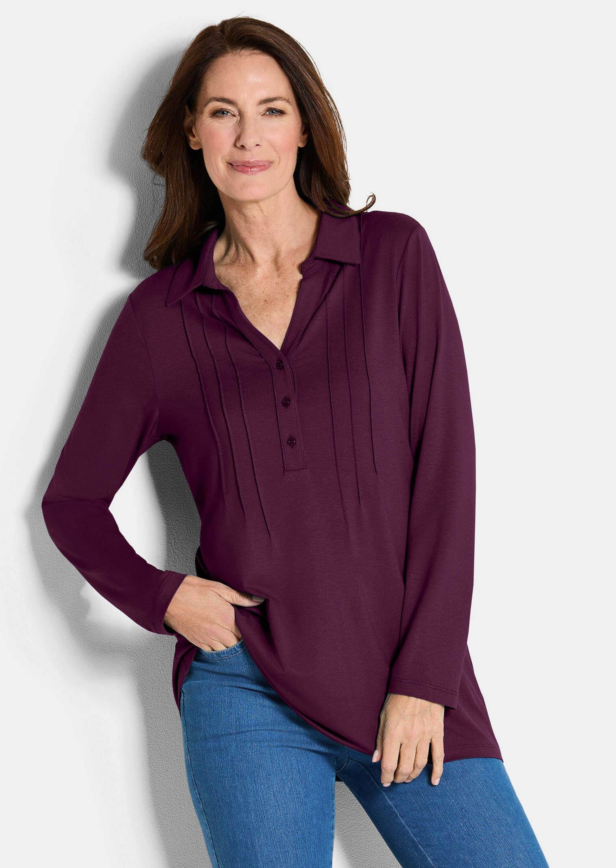 GOLDNER Langarmshirt »Tunika aus Viskose-Jersey«
