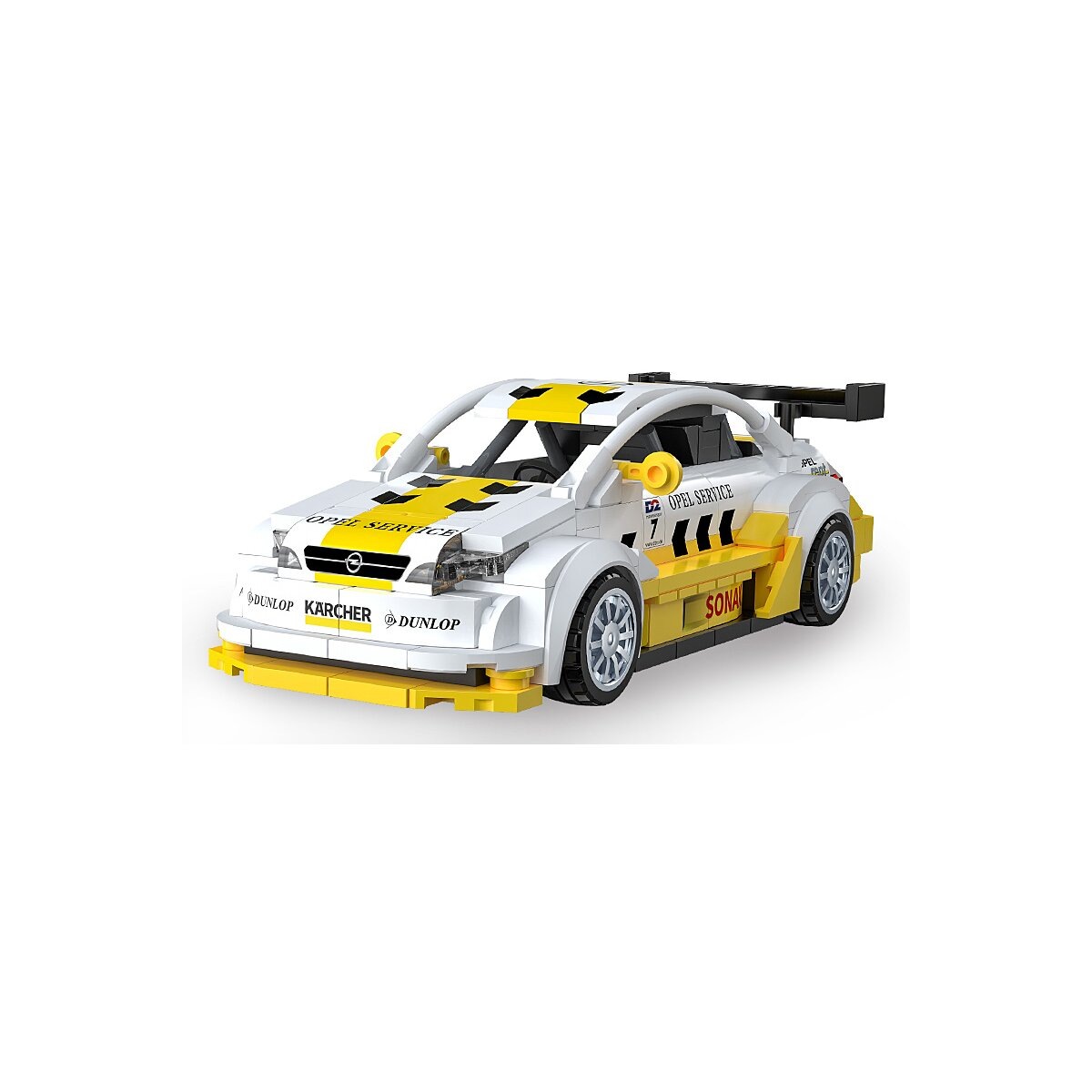 Jamara Konstruktions-Spielset »CaDA, Brick, Opel Astra V8 Coupe weiß (402922)« im Maßstab 1:24