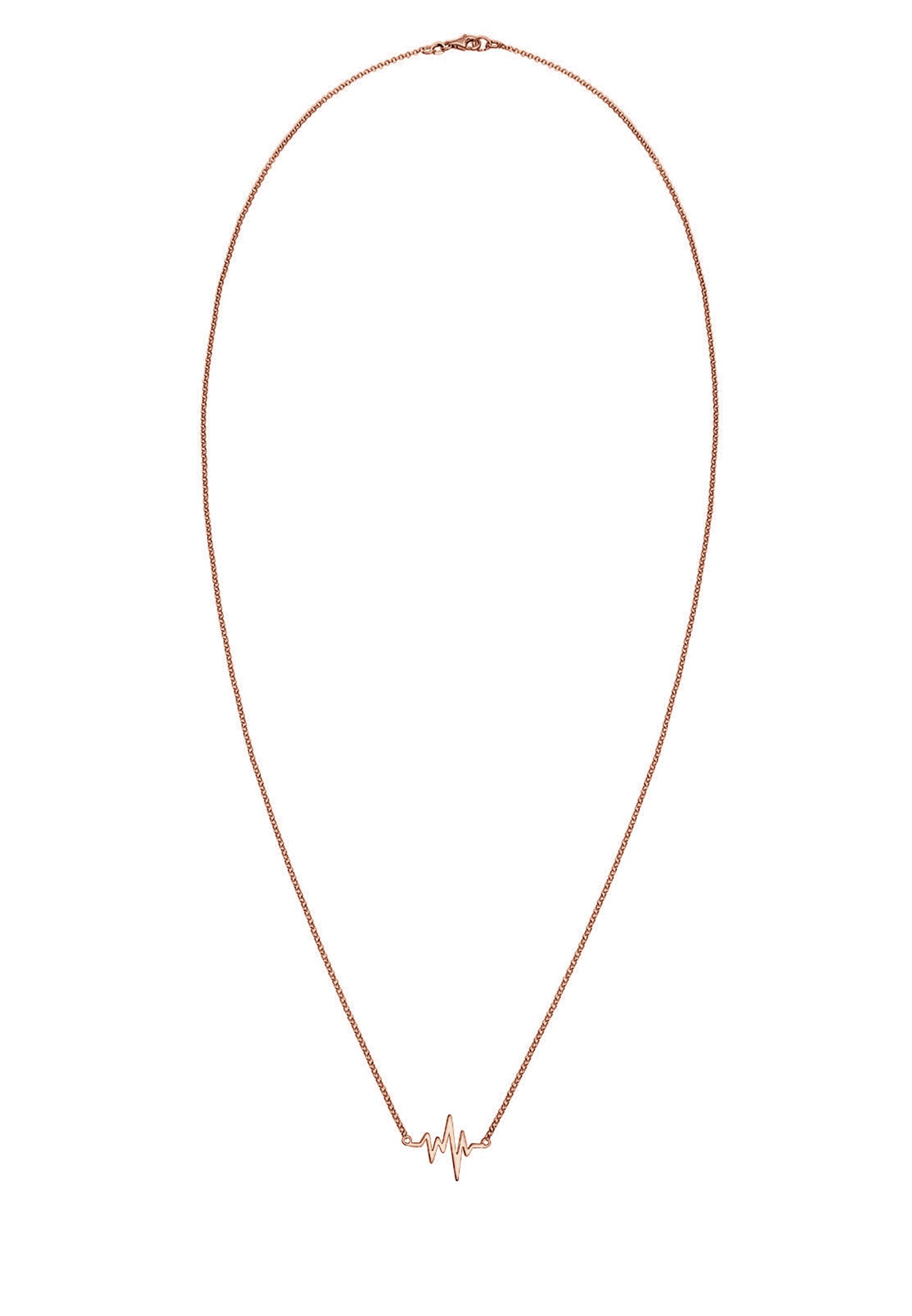 Elli Kette mit Anhänger »Halskette Herzschlag Anhänger Liebe 925 Silber«