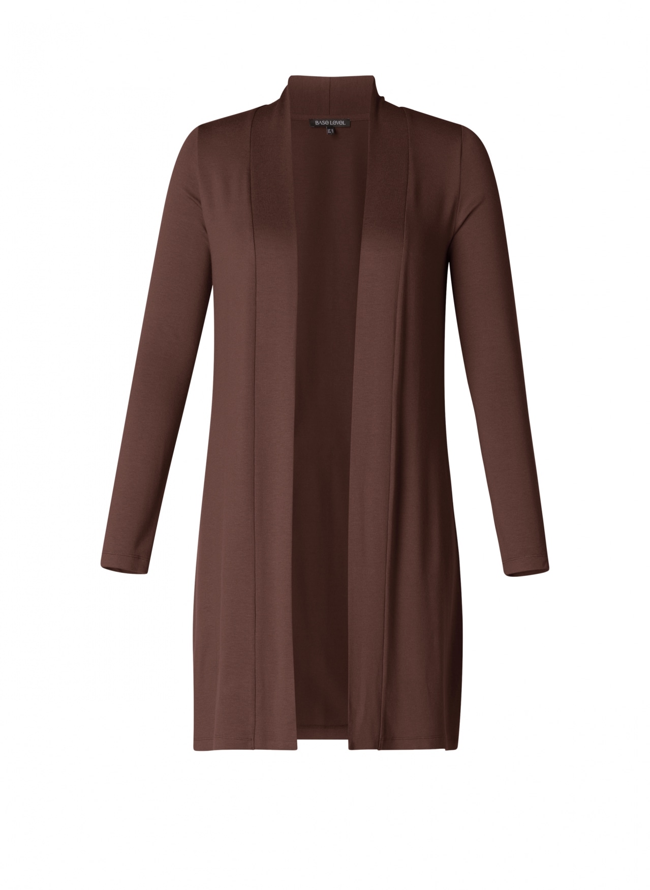 Base Level Curvy Longstrickjacke »Ayla Long«, Figurumspielende, weiche Strickqualität