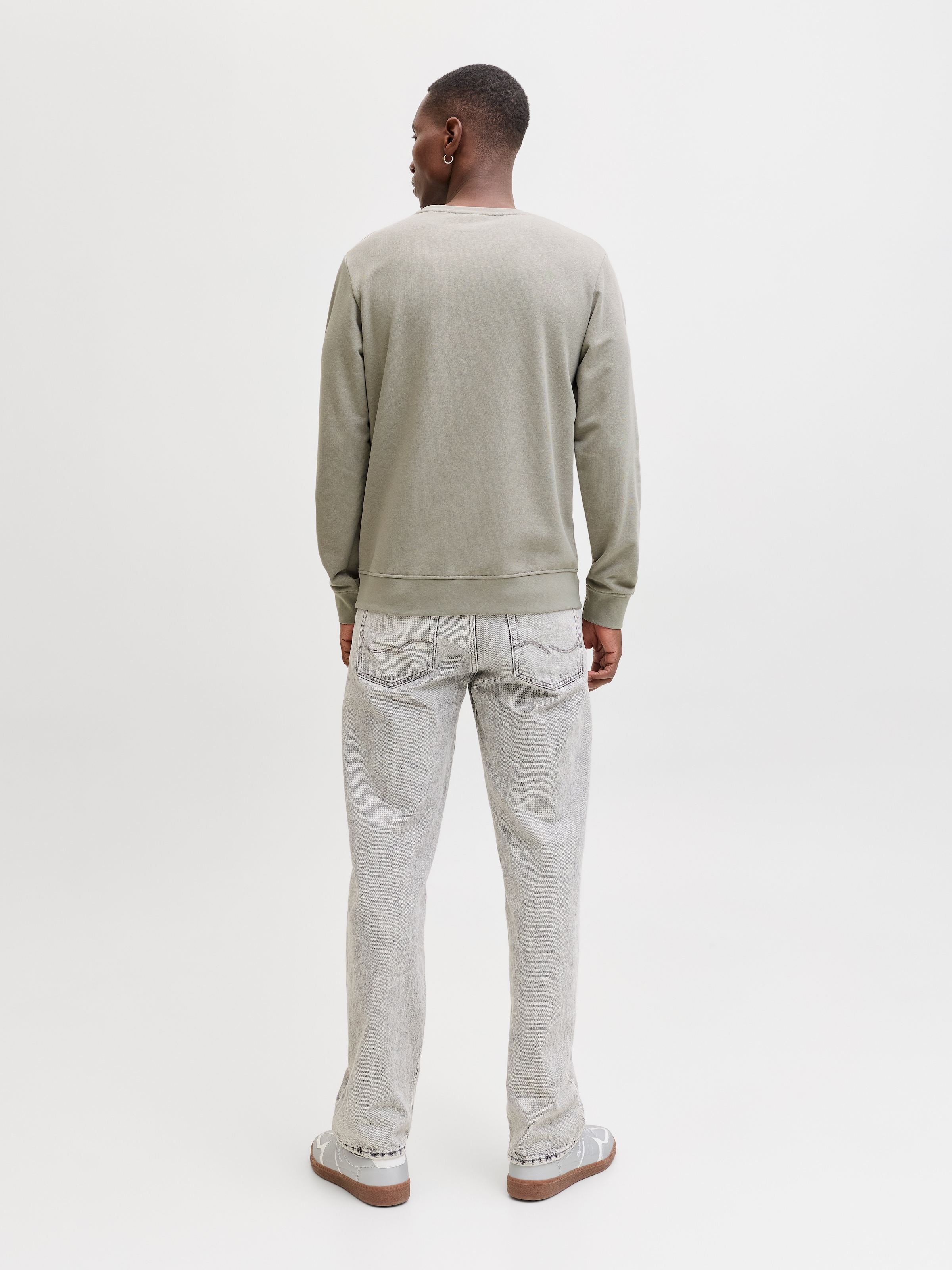 Jack & Jones Sweatshirt »JJDEVIN DAYTONA PRINT SWEAT CREW NECK«
