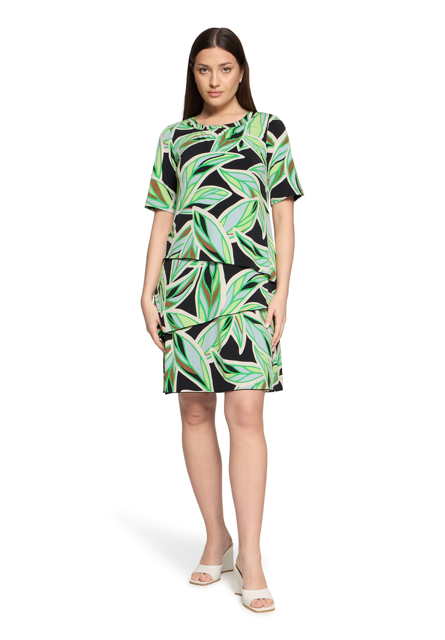 Betty Barclay Midikleid »Stufenkleid kurzarm«