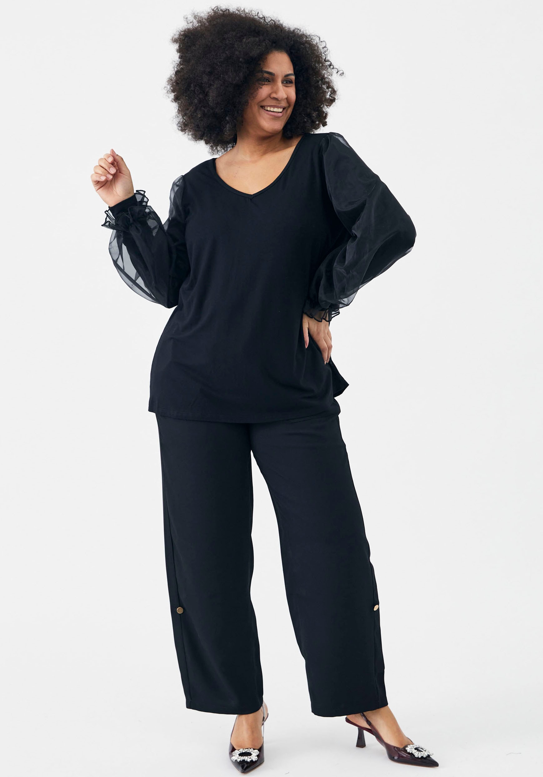 ADIA Langarmbluse, im 2in1-Look