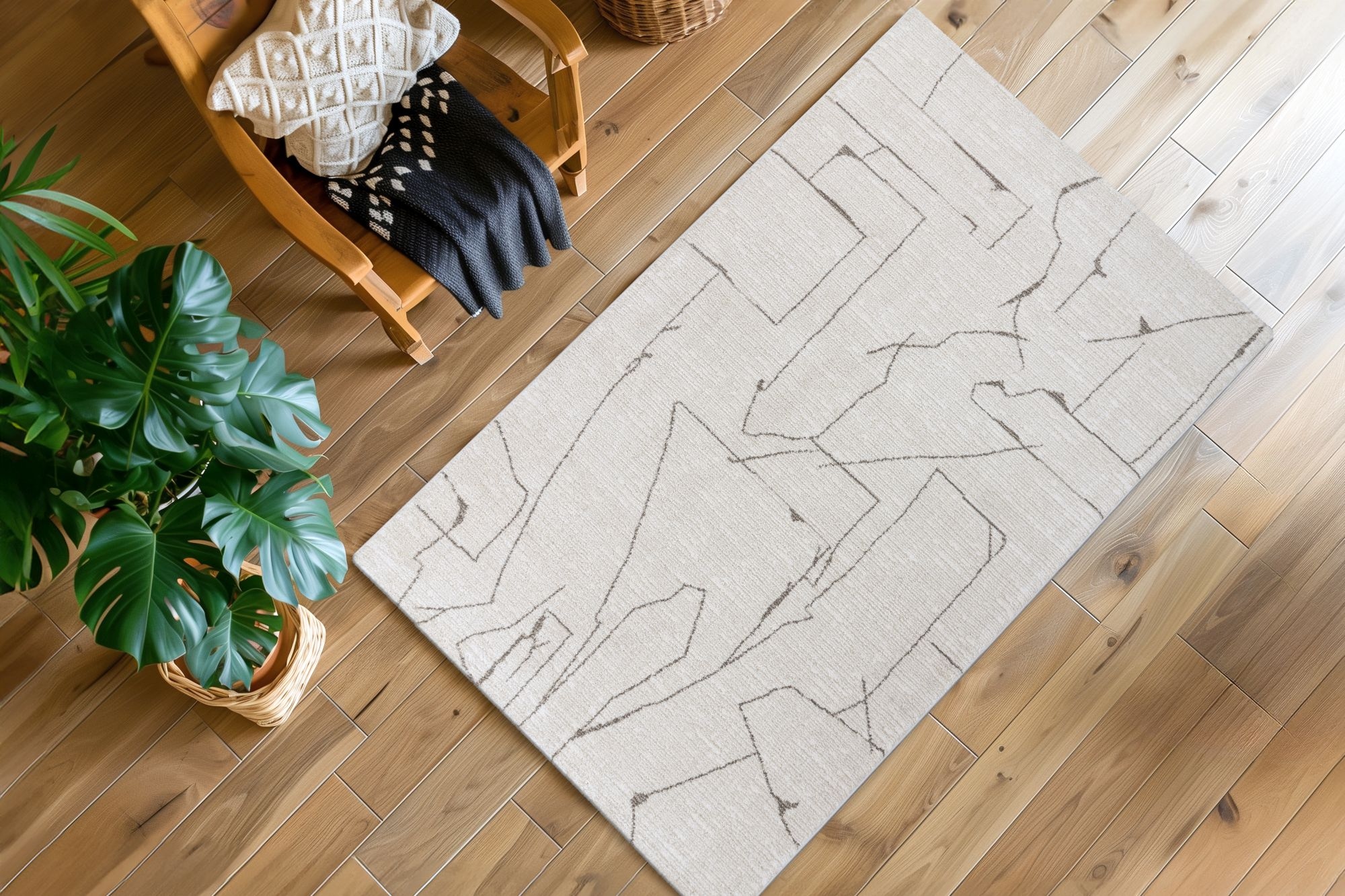 Kayoom Teppich »Napoli 536« rechteckig 18 mm Höhe Kurzflor, Wohnzimmer