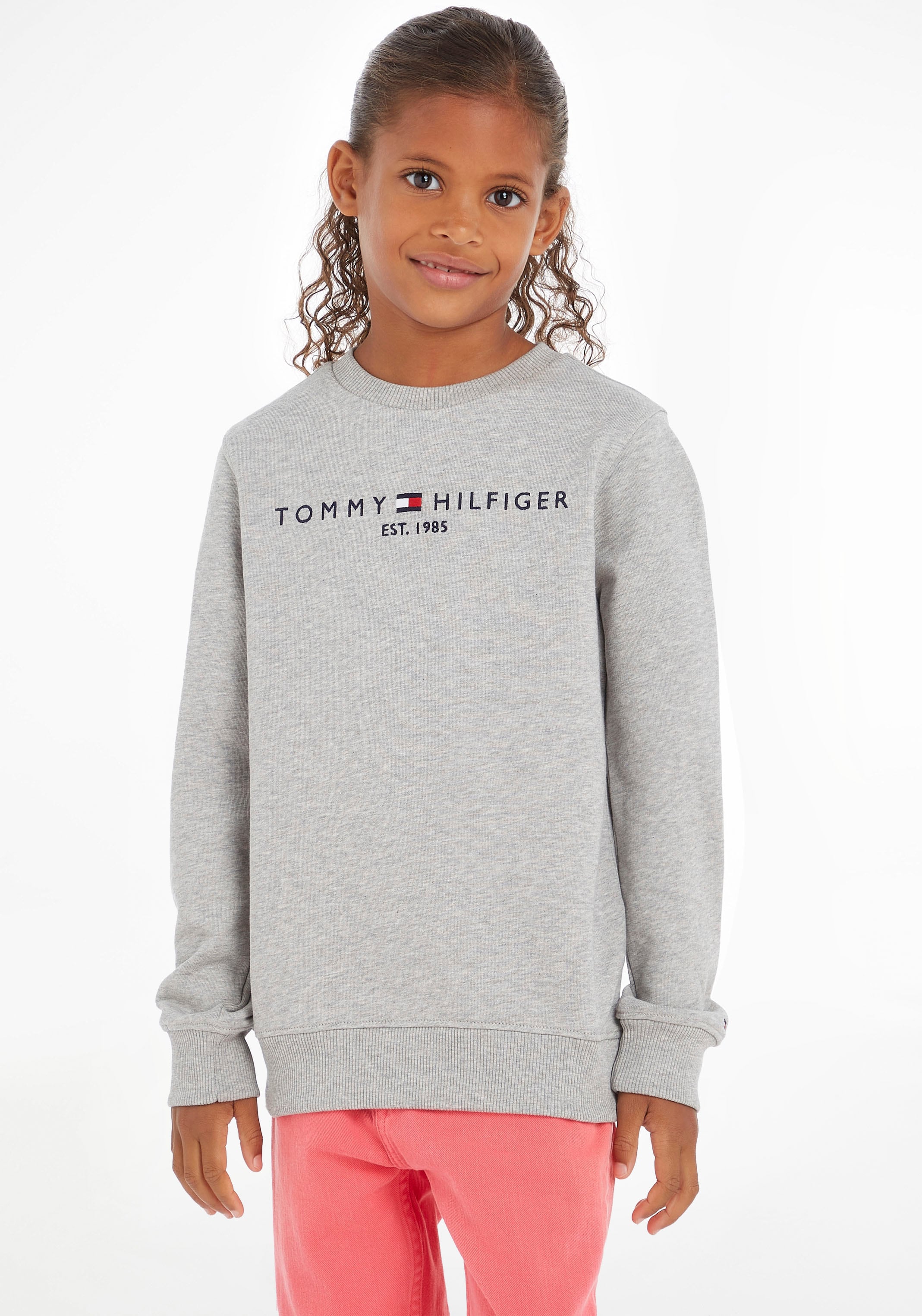 Tommy Hilfiger Sweatshirt »ESSENTIAL SWEATSHIRT«, Kinder Kids Junior MiniMe,für  Jungen und Mädchen bei OTTO