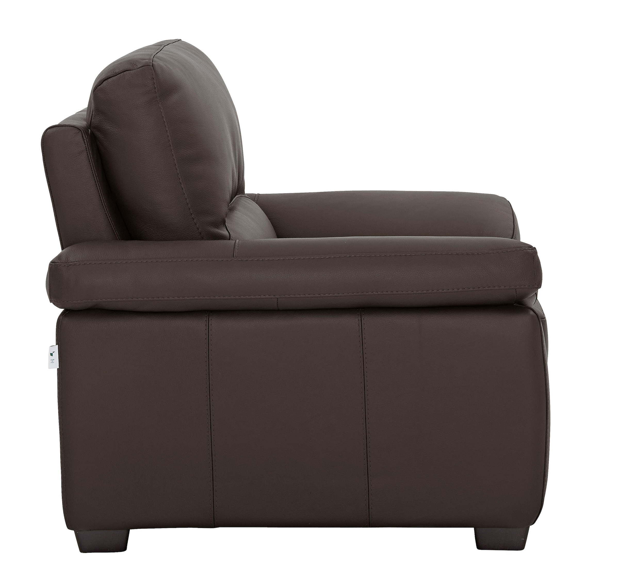 CALIA ITALIA Sessel »Gaia, hochwertiger, edler Ledersessel mit erstklassigem Sitzkomfort« in zwei hochwertigen Lederqualitäten