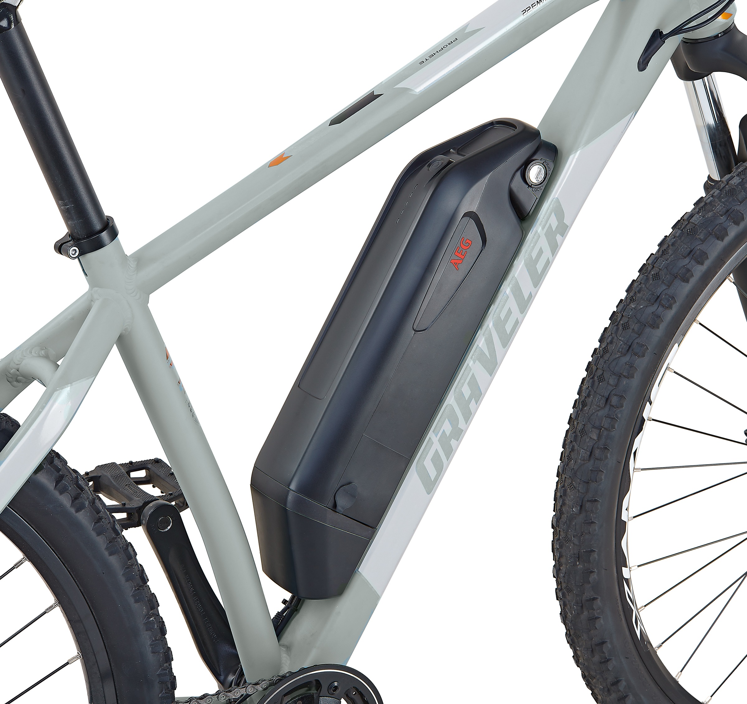Prophete E-Bike »Graveler 22.EMM.20«, 9 Gang, Shimano, Alivio, Heckmotor 250 W, Pedelec, Elektrofahrrad für Damen u. Herren, MTB