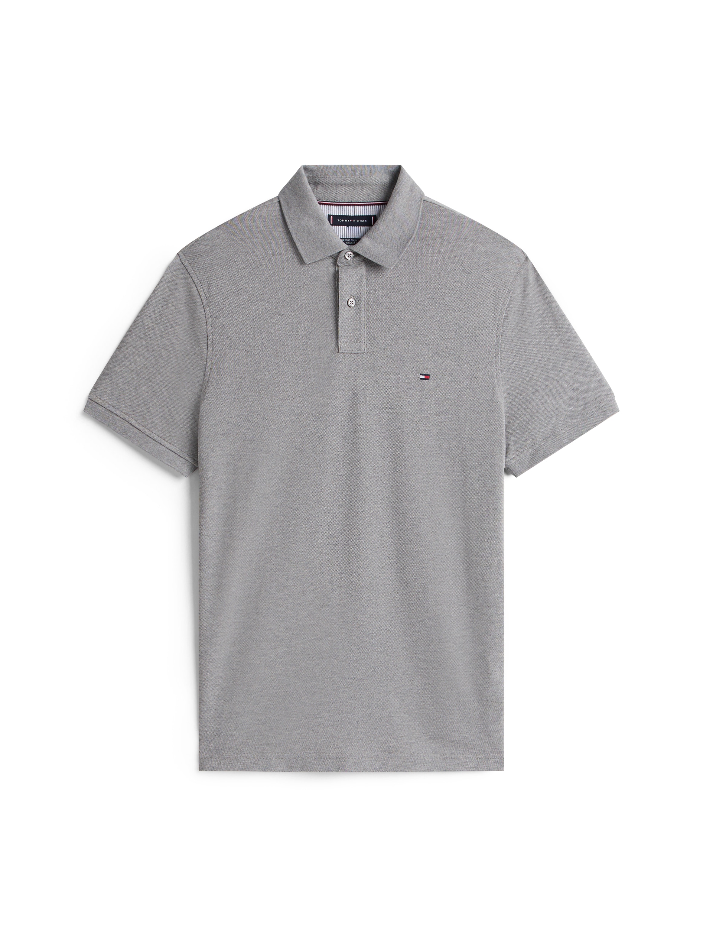Tommy Hilfiger Poloshirt »1985 REGULAR POLO mit Kontraststreifen und Knopfleiste«, unifarben, sportlich, regular fit, Baumwollmix, Polokragen