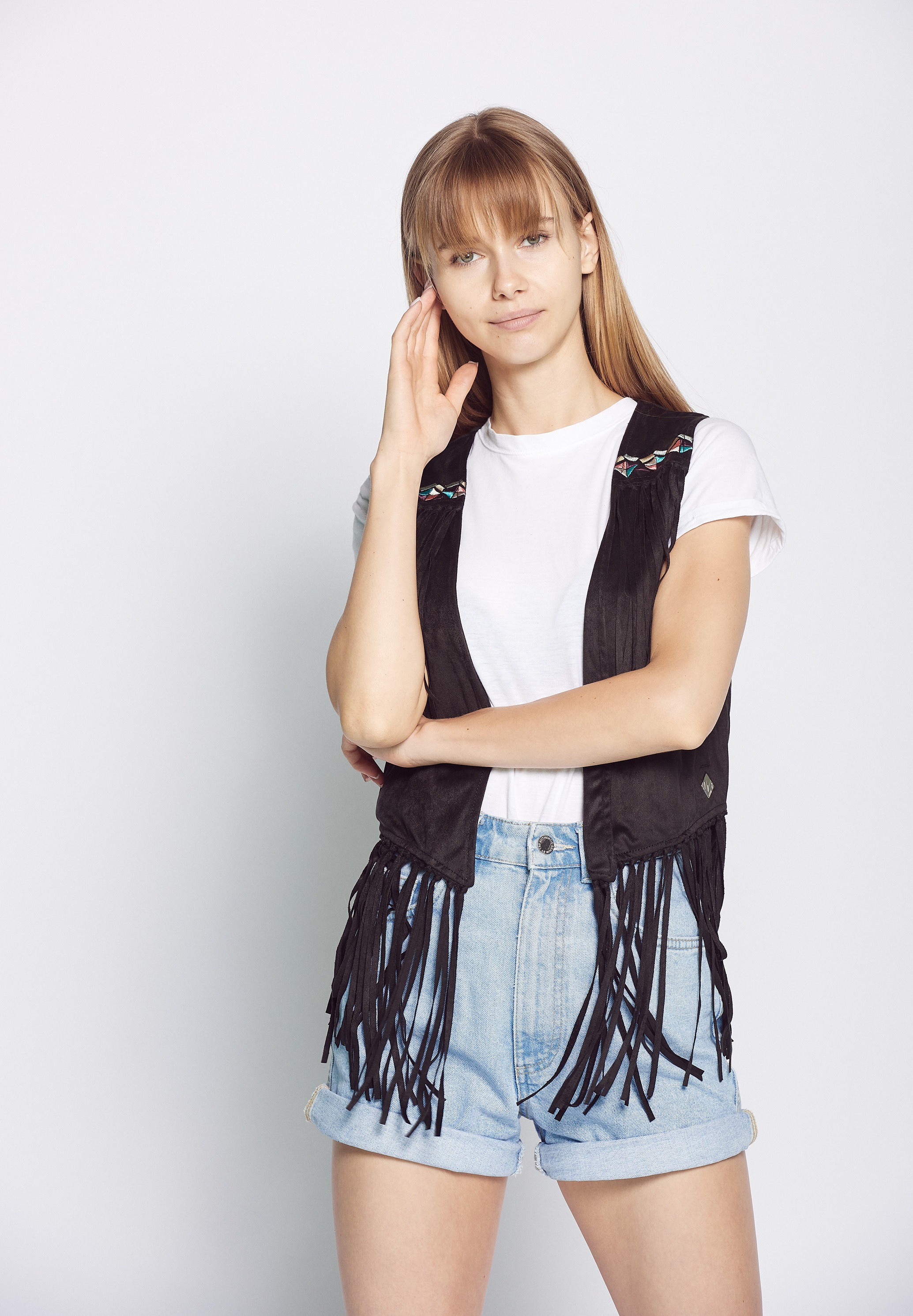 Maze Lederjacke »Weste Sousa«