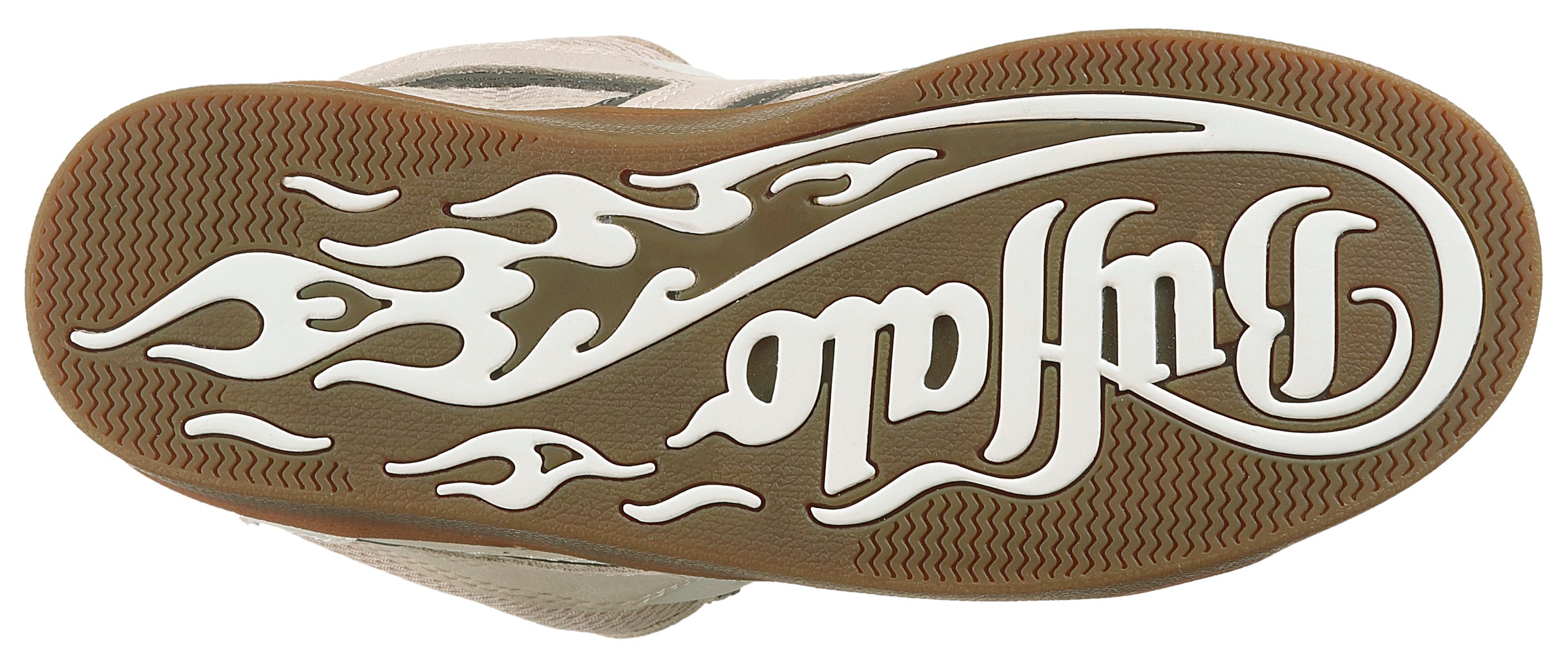 Buffalo Sneaker »LIBERTY SKATE«, Basket-Sneaker, Freizeitschuh, Skate-Schuh mit honigfarbener Laufsohle