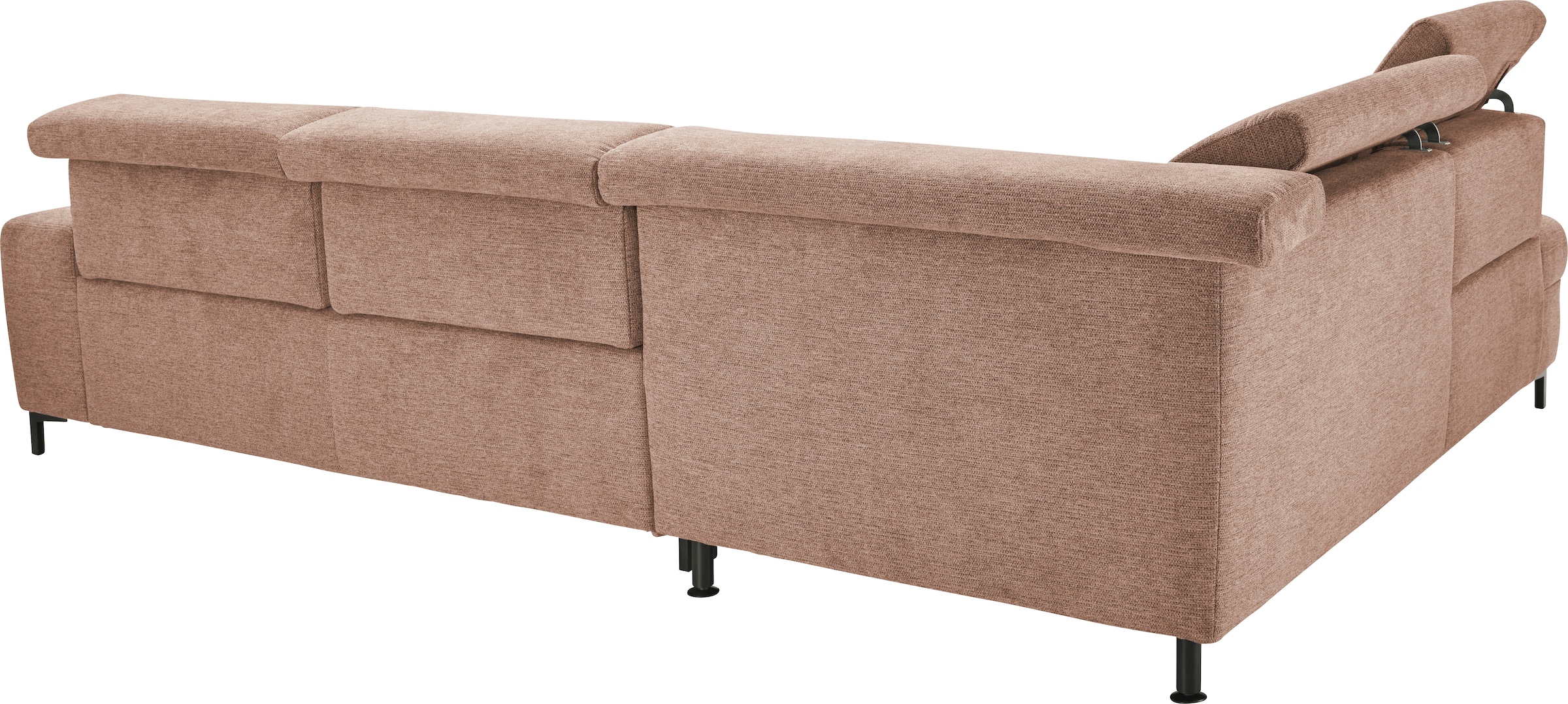 set one by Musterring Ecksofa Kaltschaumpolsterung, Flachgewebe, whlw. mit Funktionen, Sitzhöhe 49