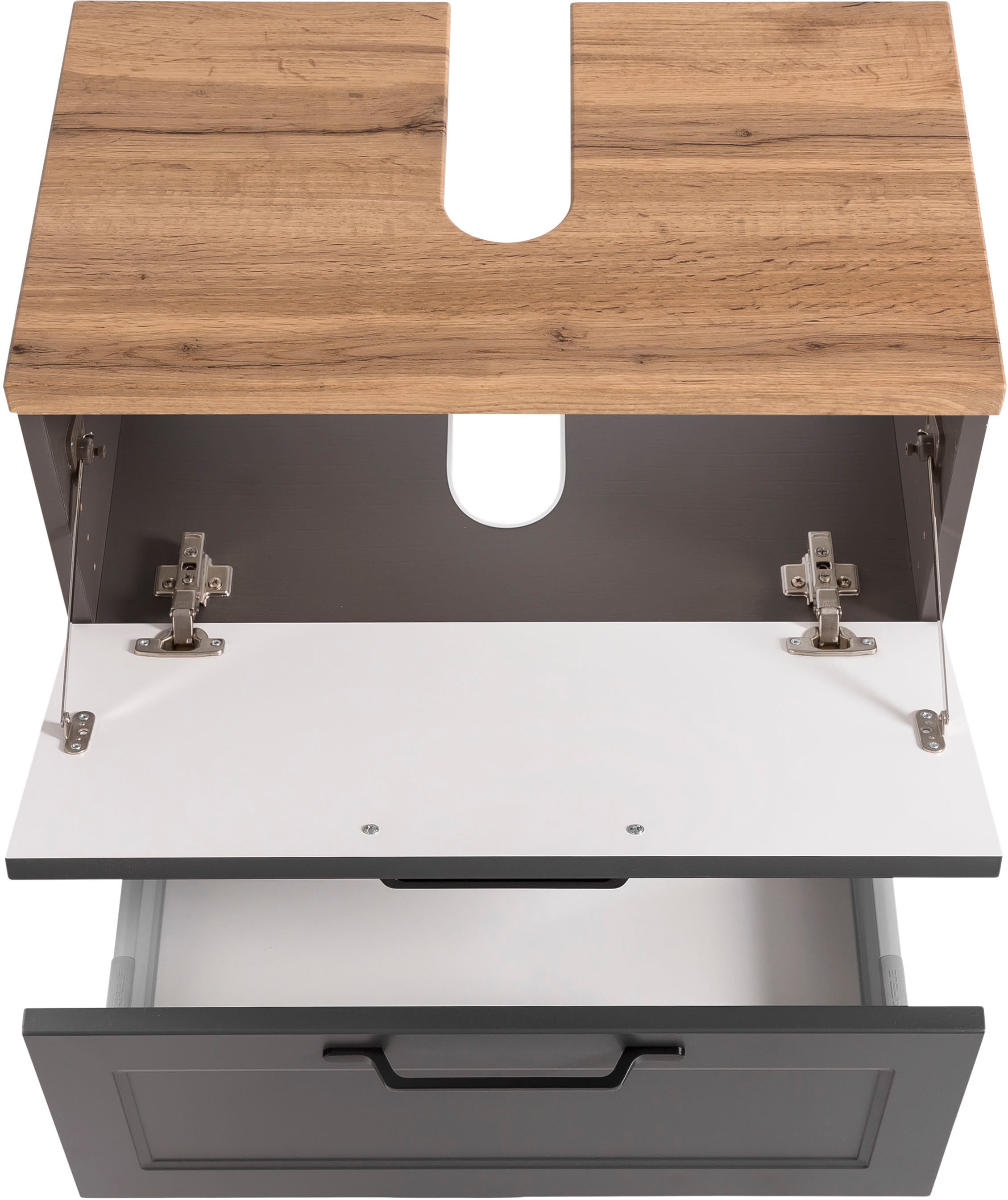 welltime Badmöbel-Set »Lana«, (Komplett-Set, 2 St.), Badezimmer-Set, 2-teilig, 60 cm breit