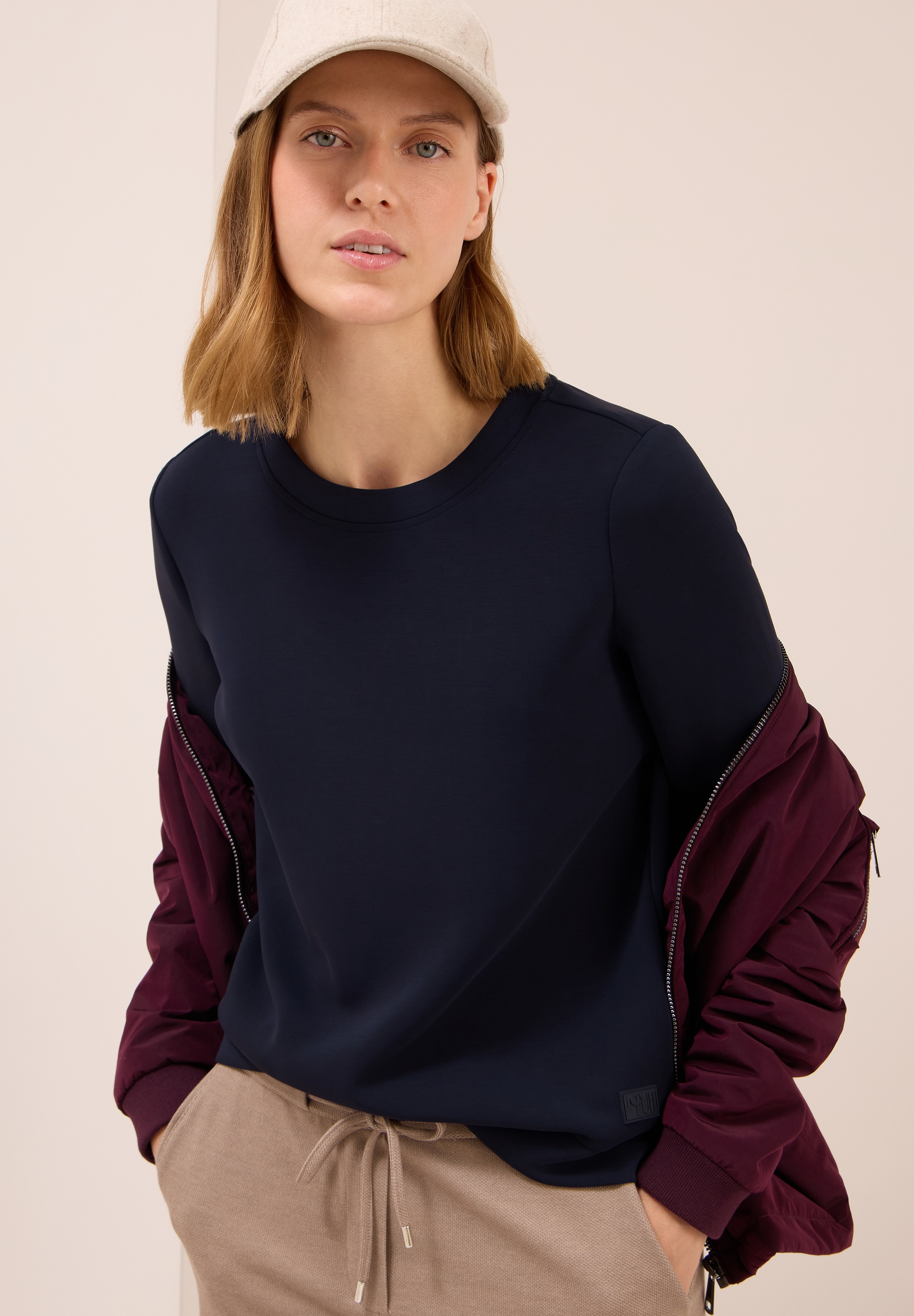 Cecil Sweatshirt, mit seitlichen Schlitzen