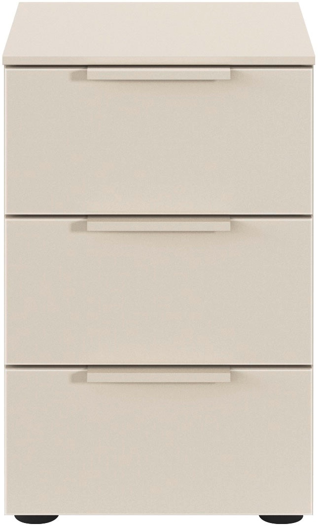 LeGer Home by Lena Gercke Nachtkommode »Nachttisch Nachtschrank Nachtkonsole SERINA eleganter Eyecatcher«, mit 3 Schubkästen sowie hochwertigen Metallgriffen MADE IN GERMANY