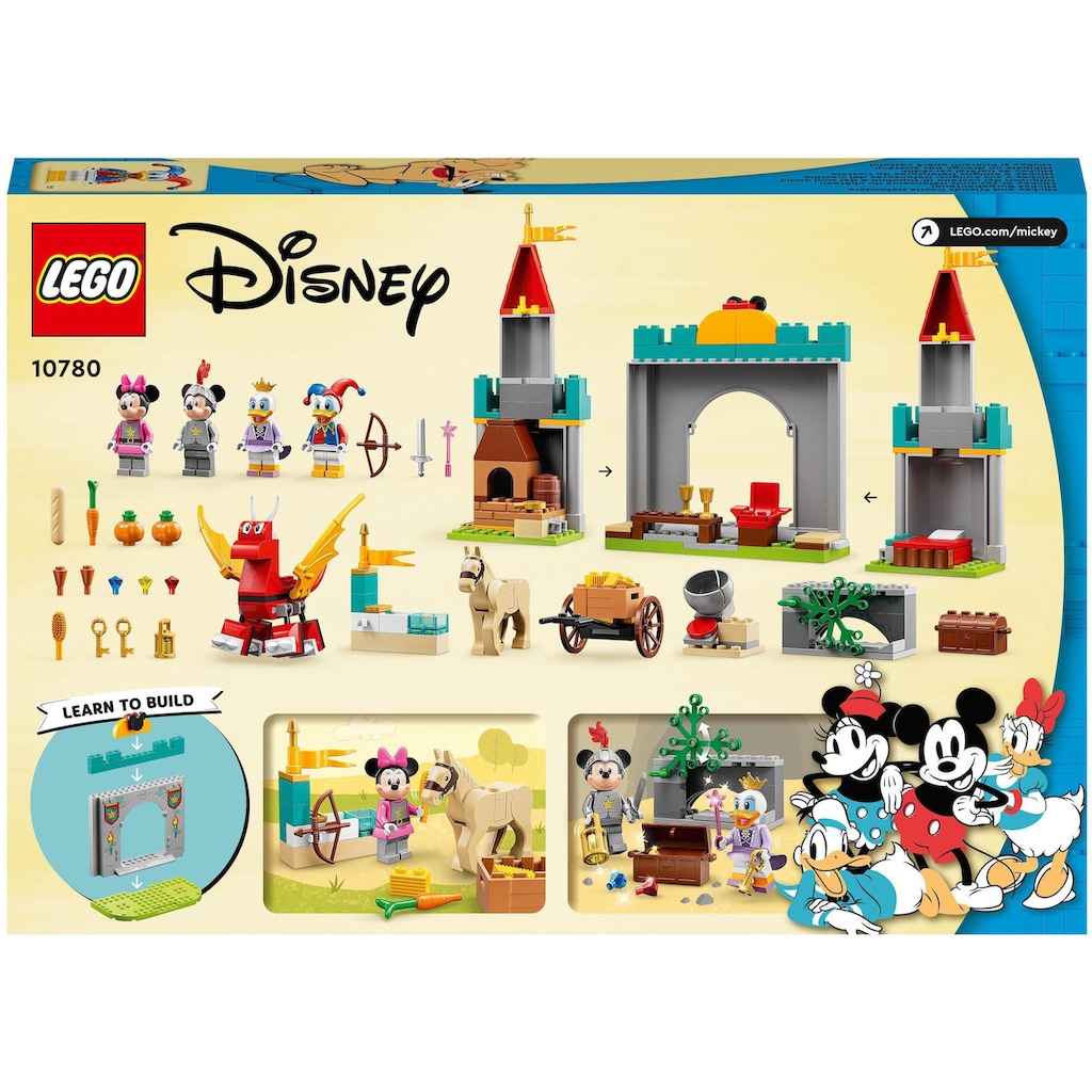 LEGO® Konstruktionsspielsteine »Mickys Burgabenteuer (10780), LEGO® Disney«, (215 St.)