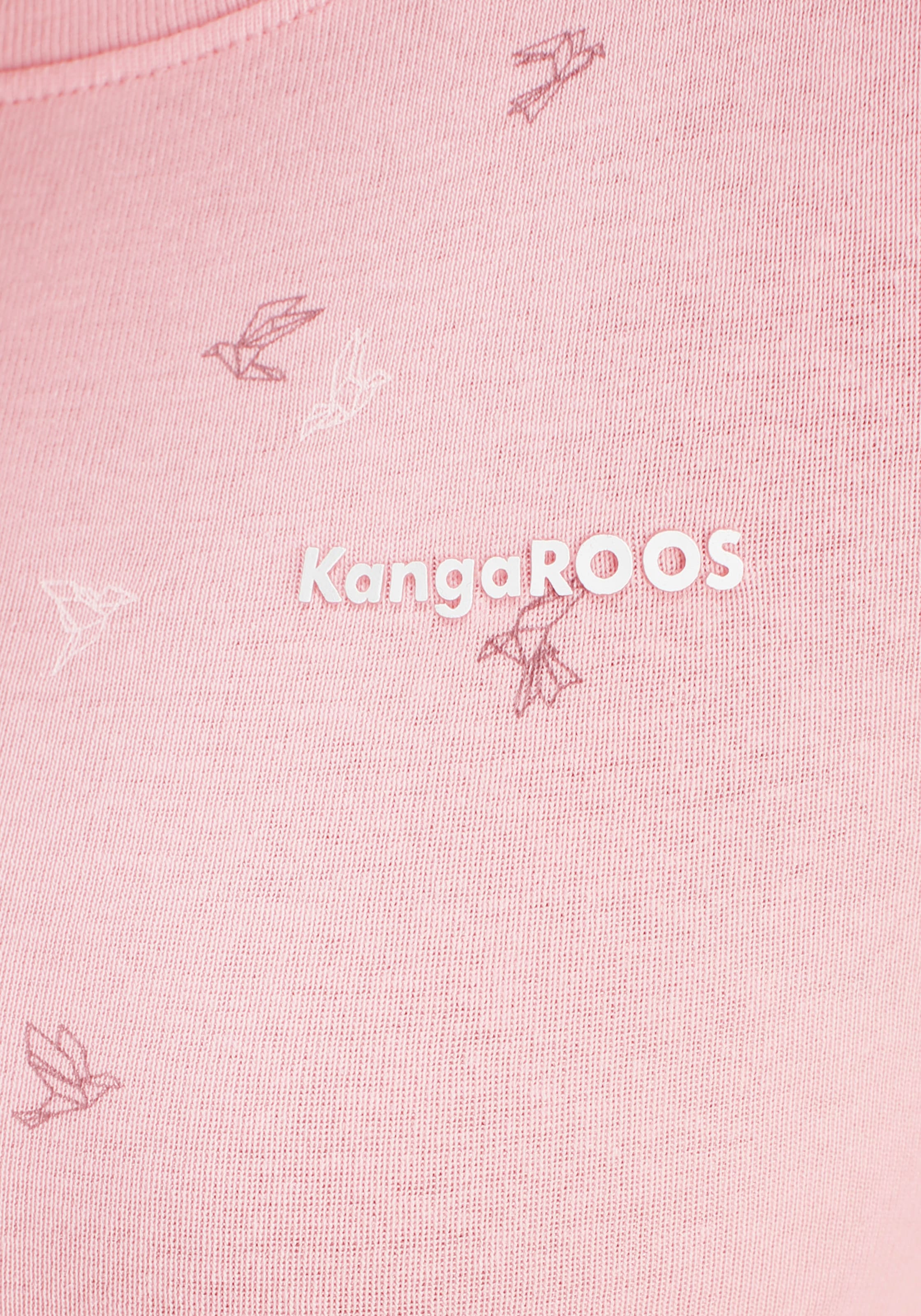 KangaROOS T-Shirt, Kurzarm, sehr figurbetont, aus 100% Baumwolle