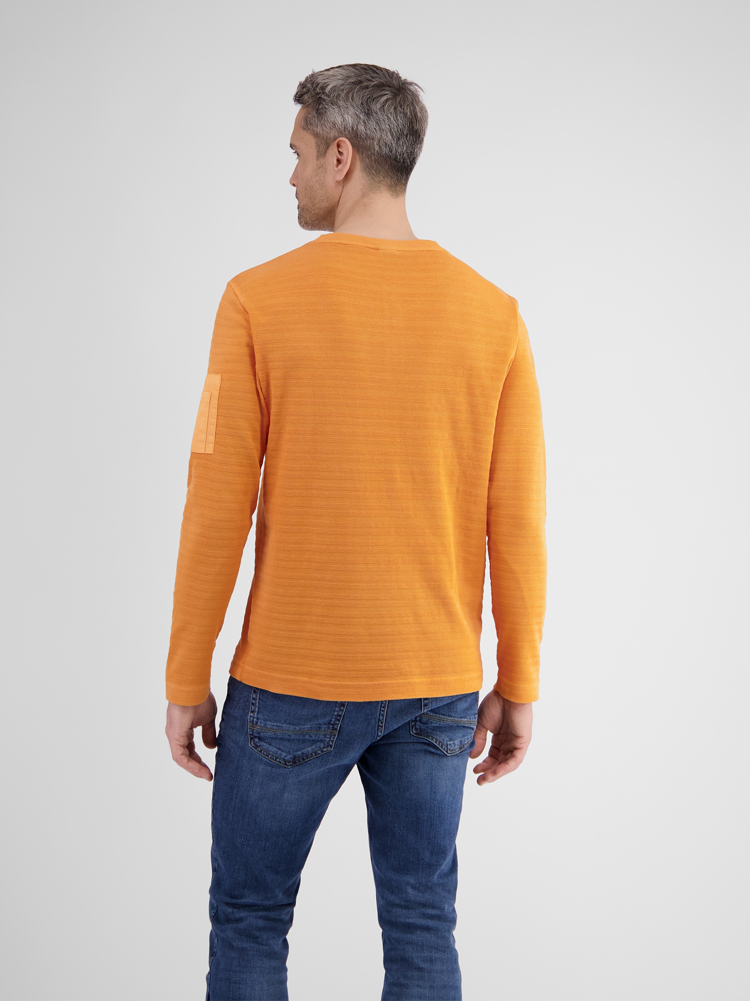 LERROS Sweatshirt »LERROS Serafinoshirt in Streifenoptik«