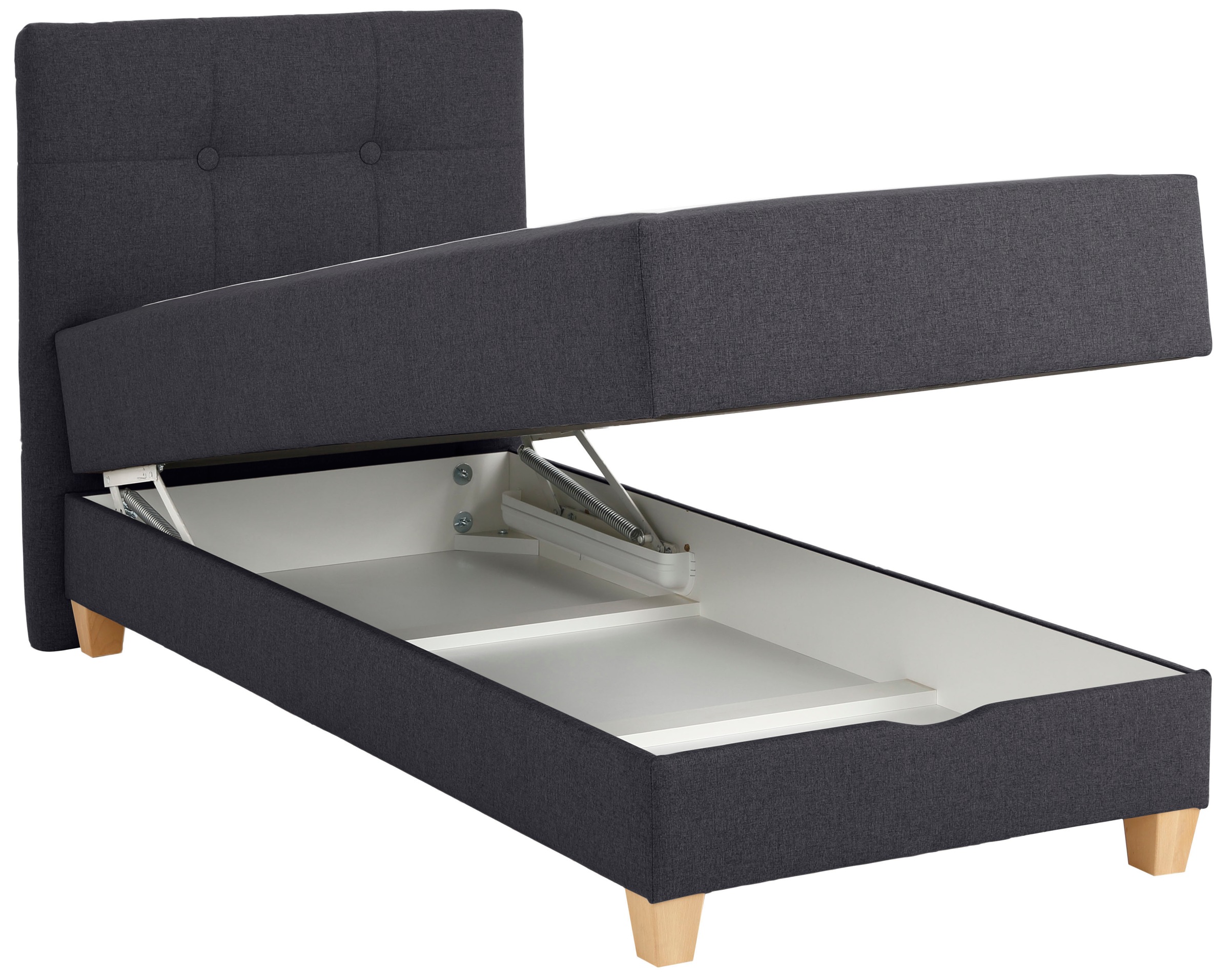Home affaire Boxbett »Lonrai«, in H2,H3 & H4 und XXL - Überlänge 220cm wählbar, inkl. Topper