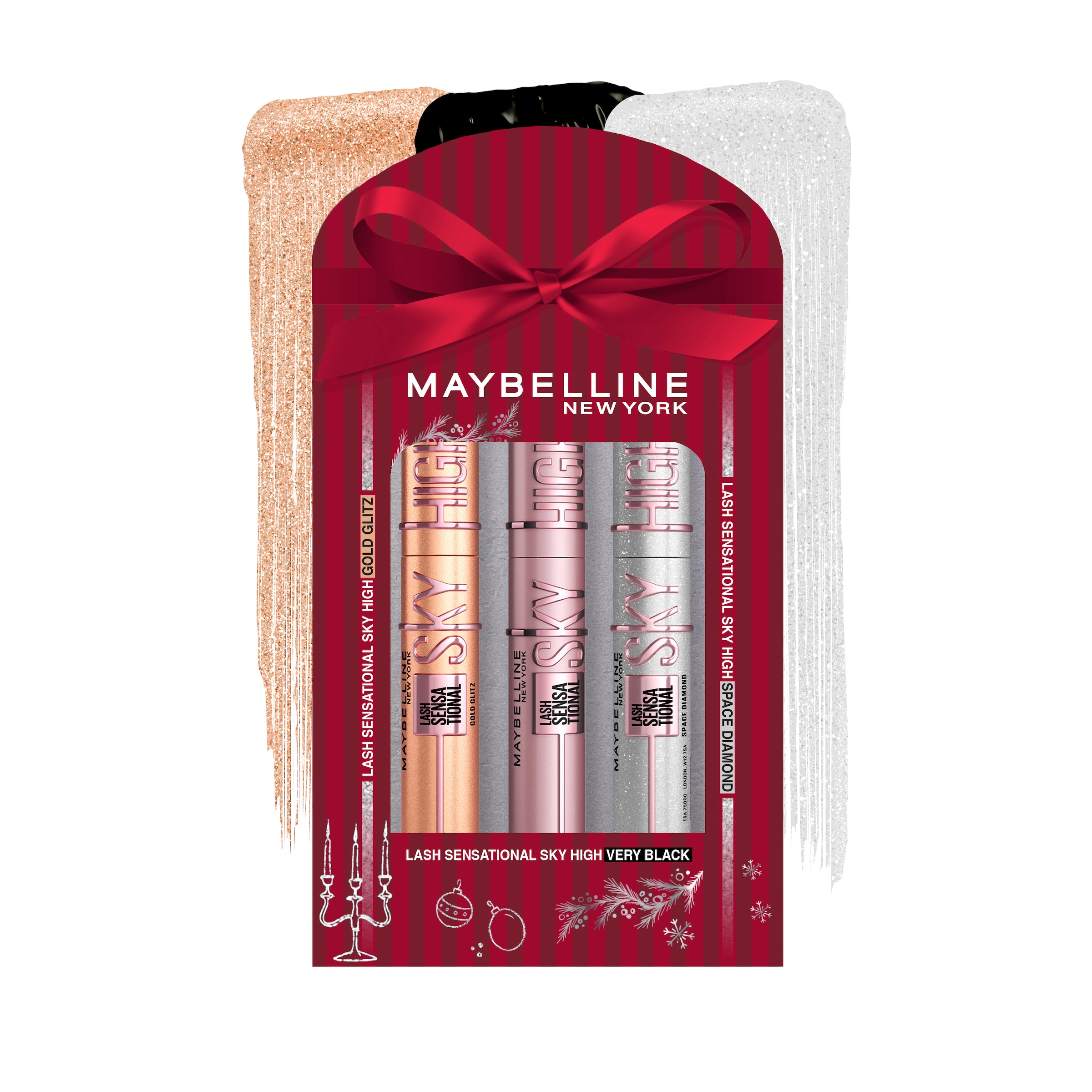 MAYBELLINE NEW YORK Schmink-Set »LASH SENSATIONAL SKY HIGH XMAS SET«