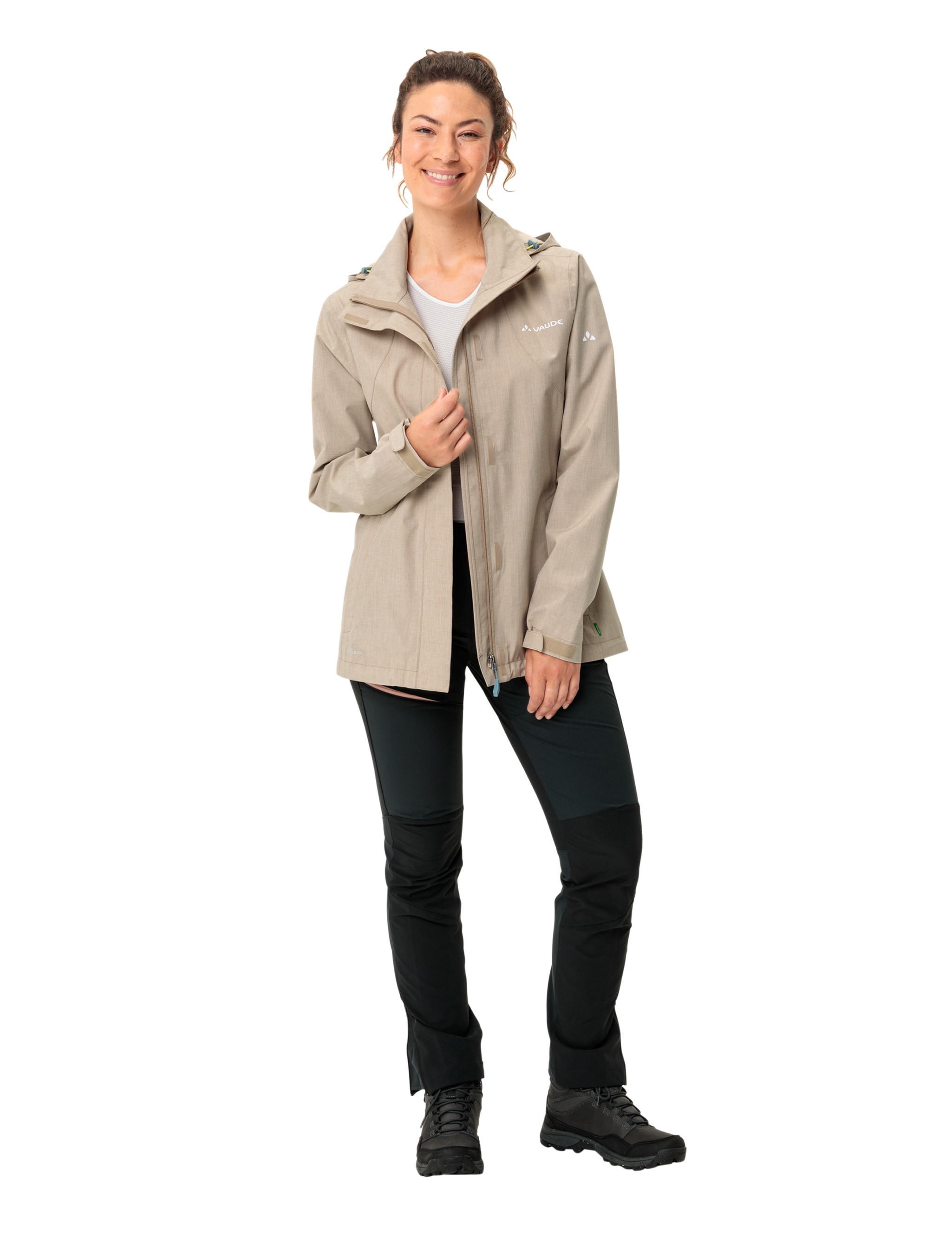 VAUDE Outdoorjacke »WOMEN'S ROSEMOOR JACKET II«, (1 St.), mit Kapuze, Kordelzug an der Kapuze