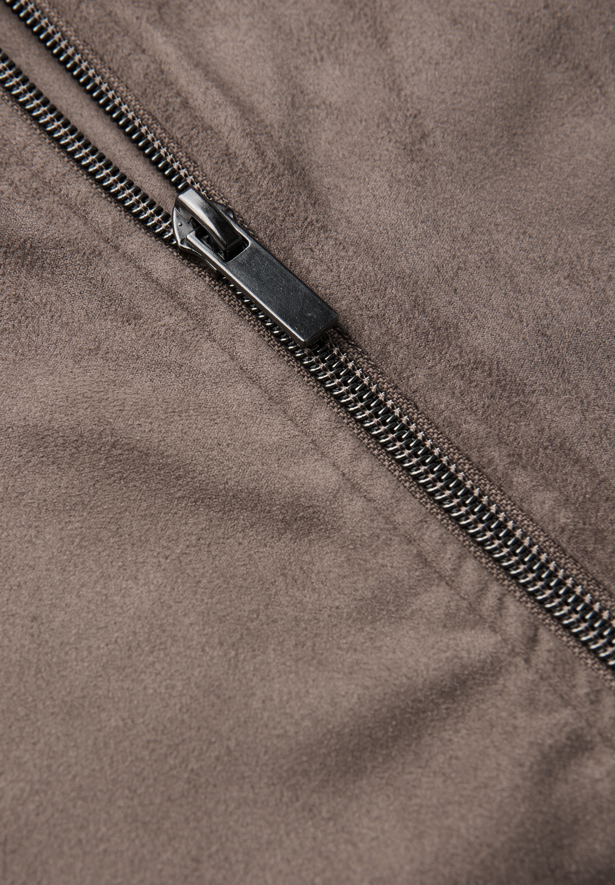STREET ONE Blouson, ohne Kapuze, Velour mit Taschen