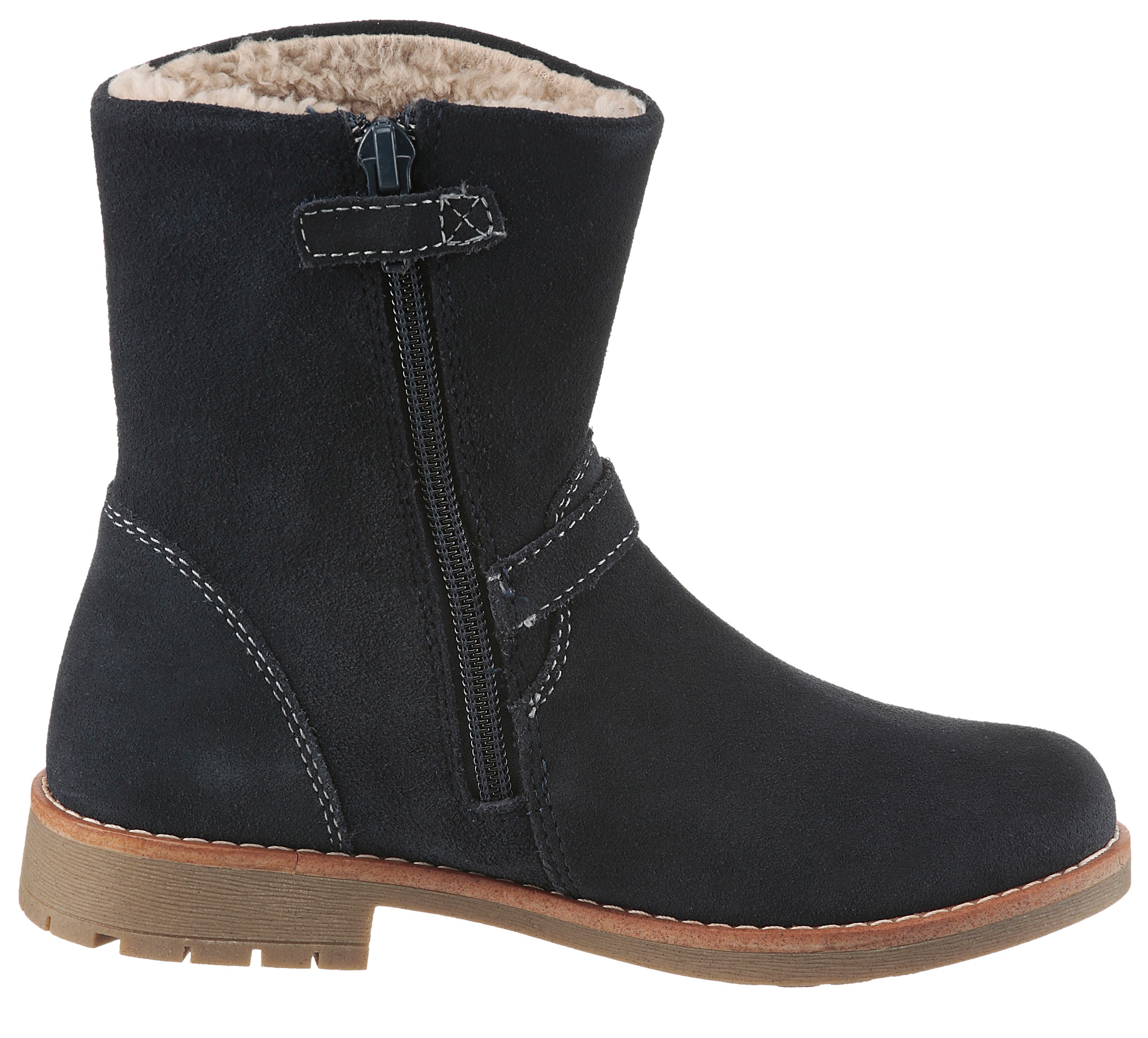 Lurchi Winterboots »Freya TEX, WMS mittel«, Stiefel mit Glitzer-Pferd, Größenschablone zum Download