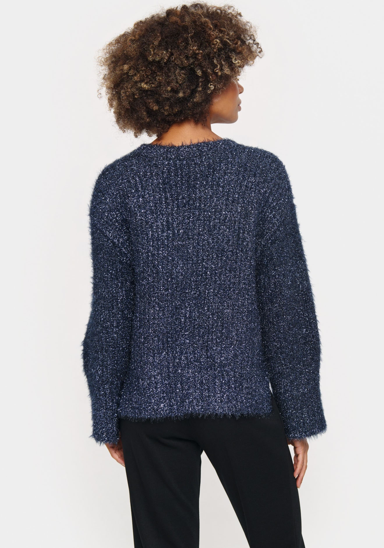 Saint Tropez Strickjacke »HalfaSZ Cardigan«, mit Glitzereffekt