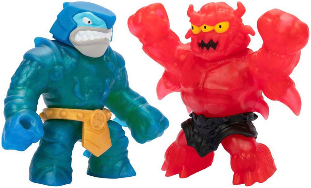Moose Spielfigur »Heroes of Goo Jit Zu: Stretch Strikers«, Sir Thrashalot vs. Brinebrain Redback