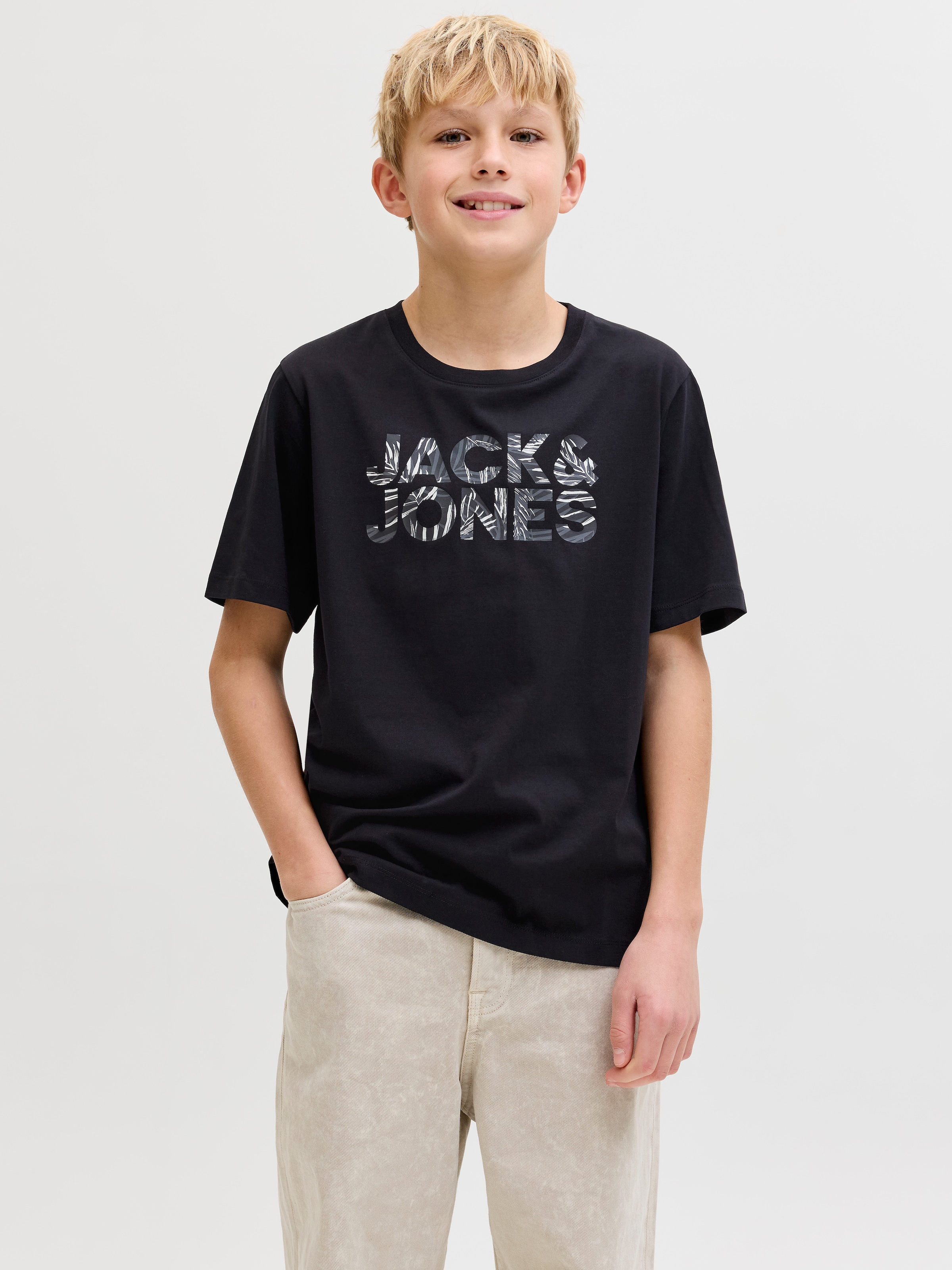 Jack & Jones Junior T-Shirt »JJEJEFF LOGO TEE SS SN JNR«